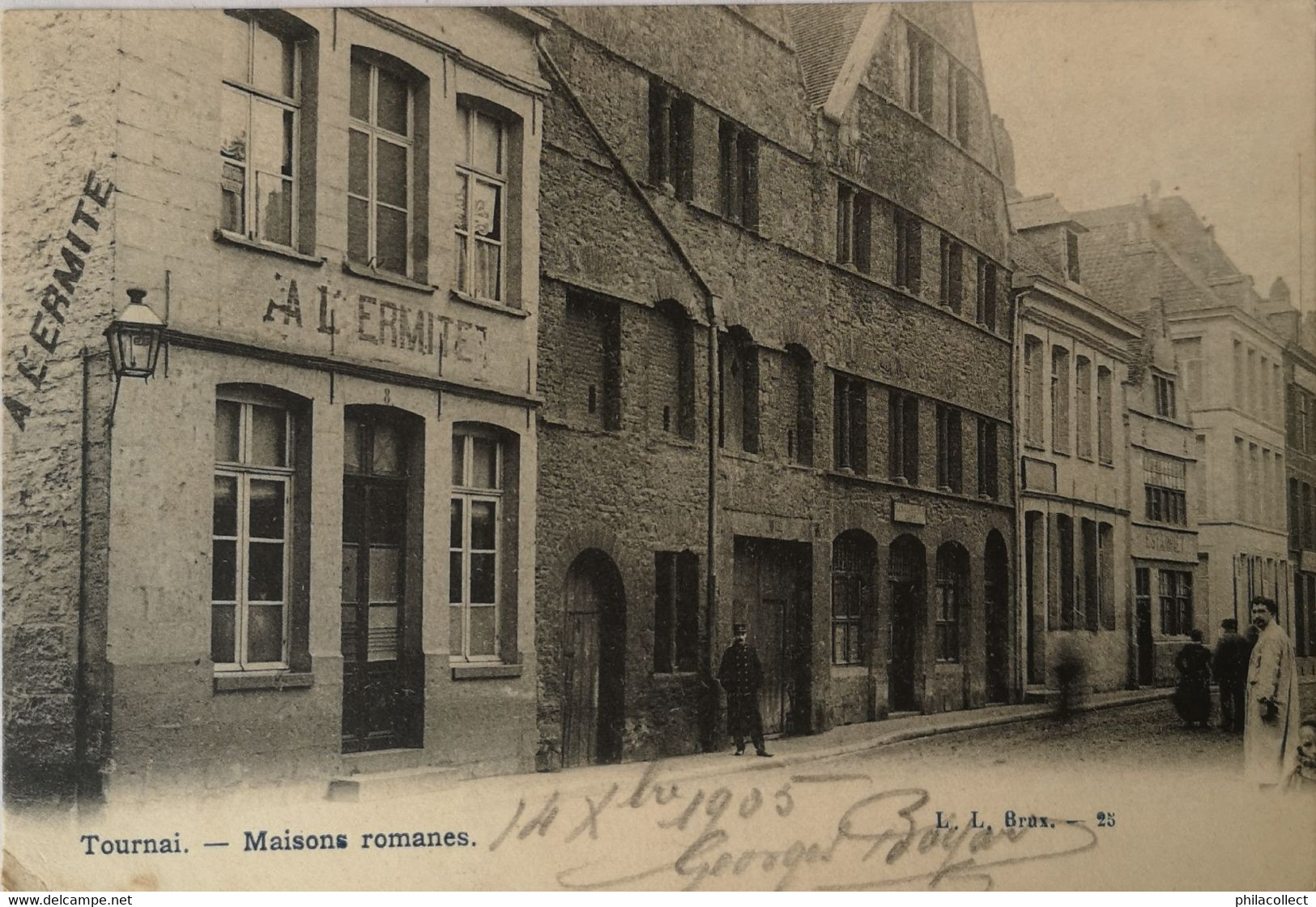 Tournai // Maisons Romanes (animee) 1905 - Tournai