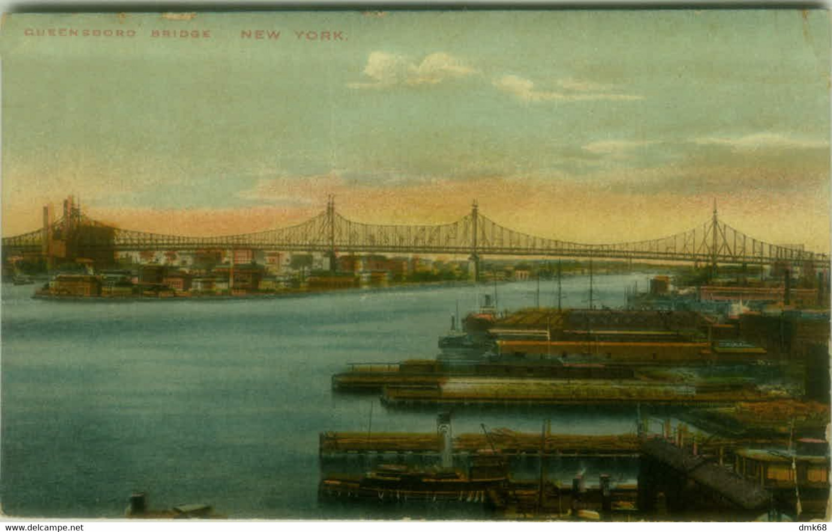 NEW YORK - QUEENSBORO BRIDGE - 1910s (12306) - Bridges & Tunnels
