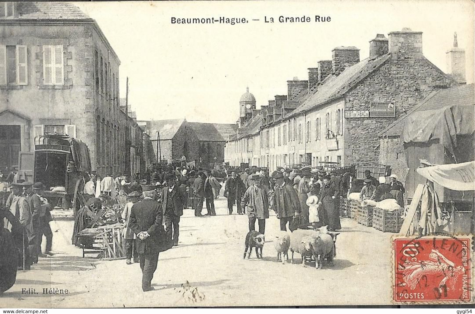 Beaumont - Hague La Grande Rue  CPA 1907 - Beaumont