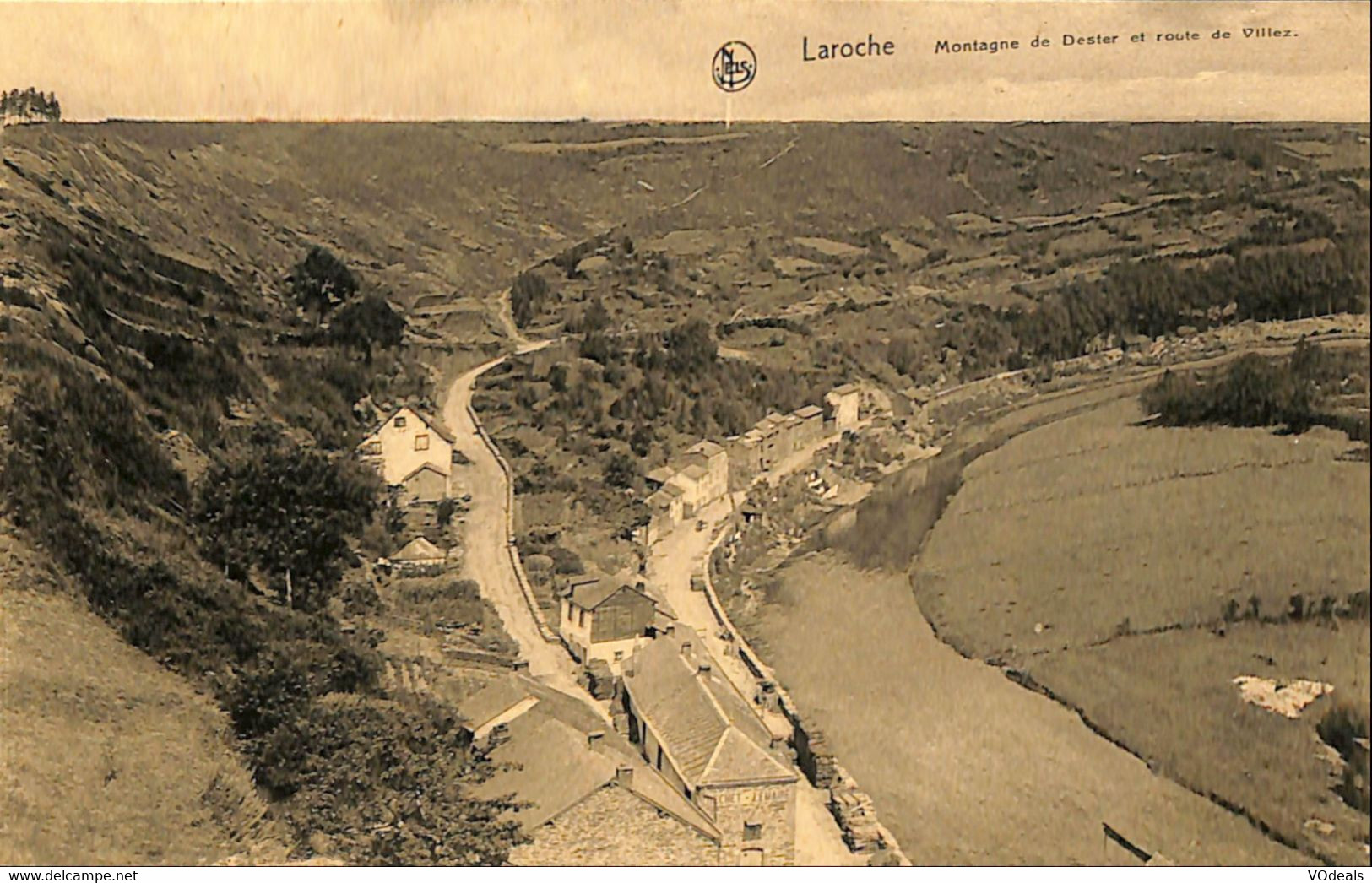 037 733 - CPA -  Belgique - La-Roche-en-Ardenne - Laroche - Montagne De Dester Et Route De Villez - La-Roche-en-Ardenne