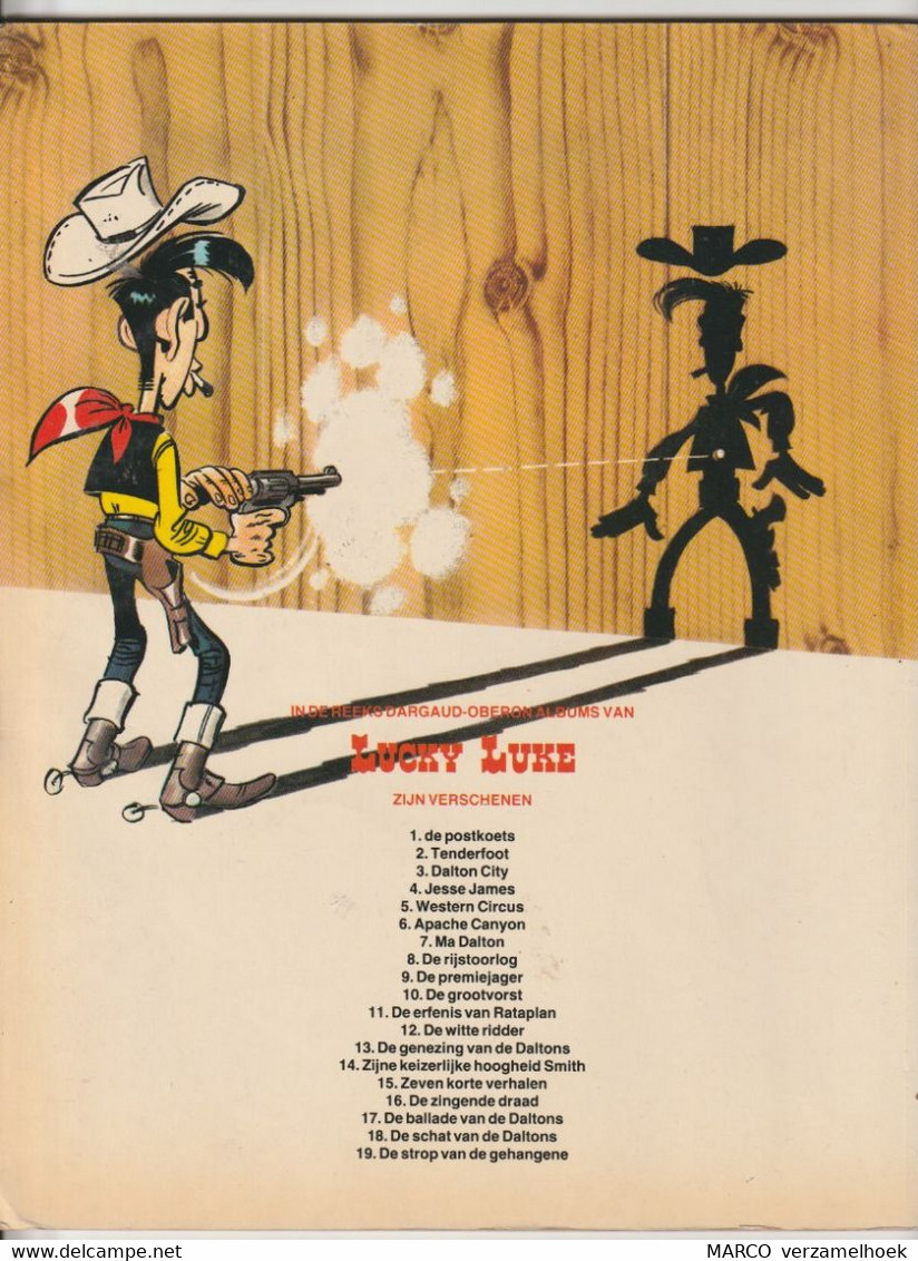 19. LUCKY LUKE De Strop Van De Gehangene Dargaud Morris 1981 - Lucky Luke