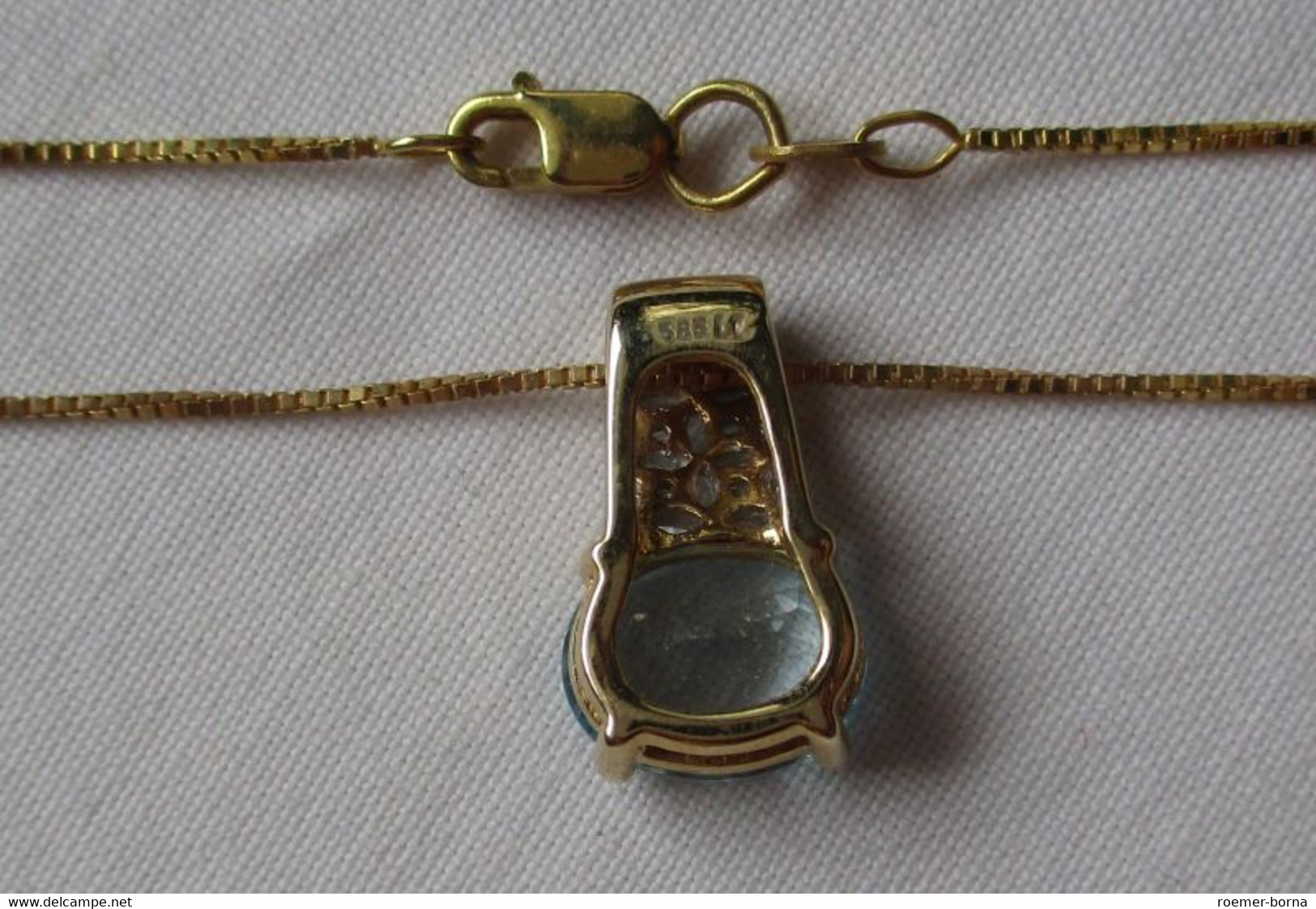 Hochwertiges 585er Gold Schmuck Set Ohrringe, Ring & Halskette (109457) - Altri & Non Classificati