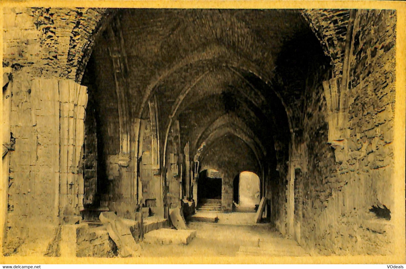 037 744 - CPA -  Belgique - Abbaye De Villers - Galerie Du Cloitre - Villers-la-Ville