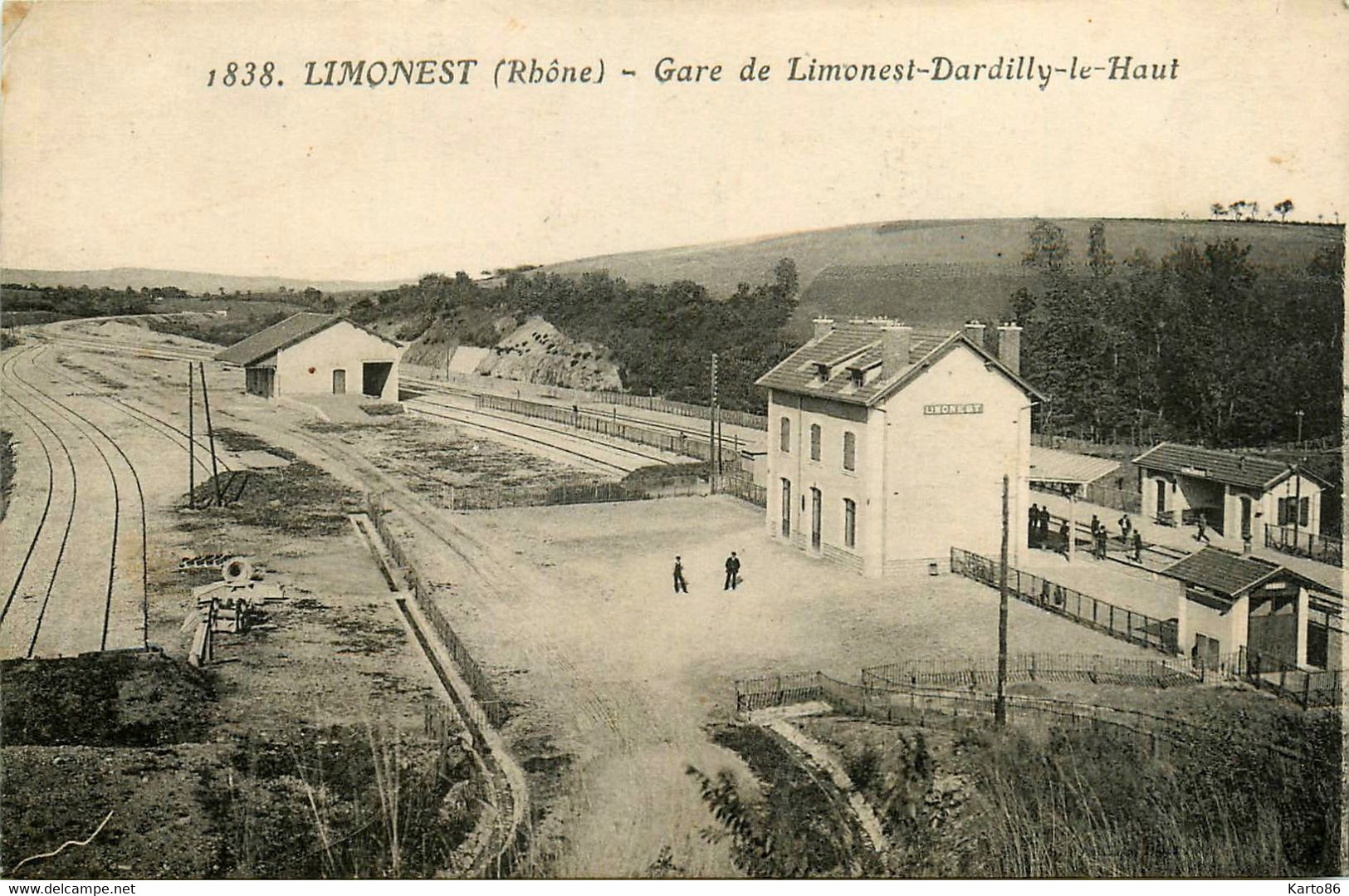 Limonest * La Gare De Limonest Dardilly Le Haut * Ligne Chemin De Fer - Limonest