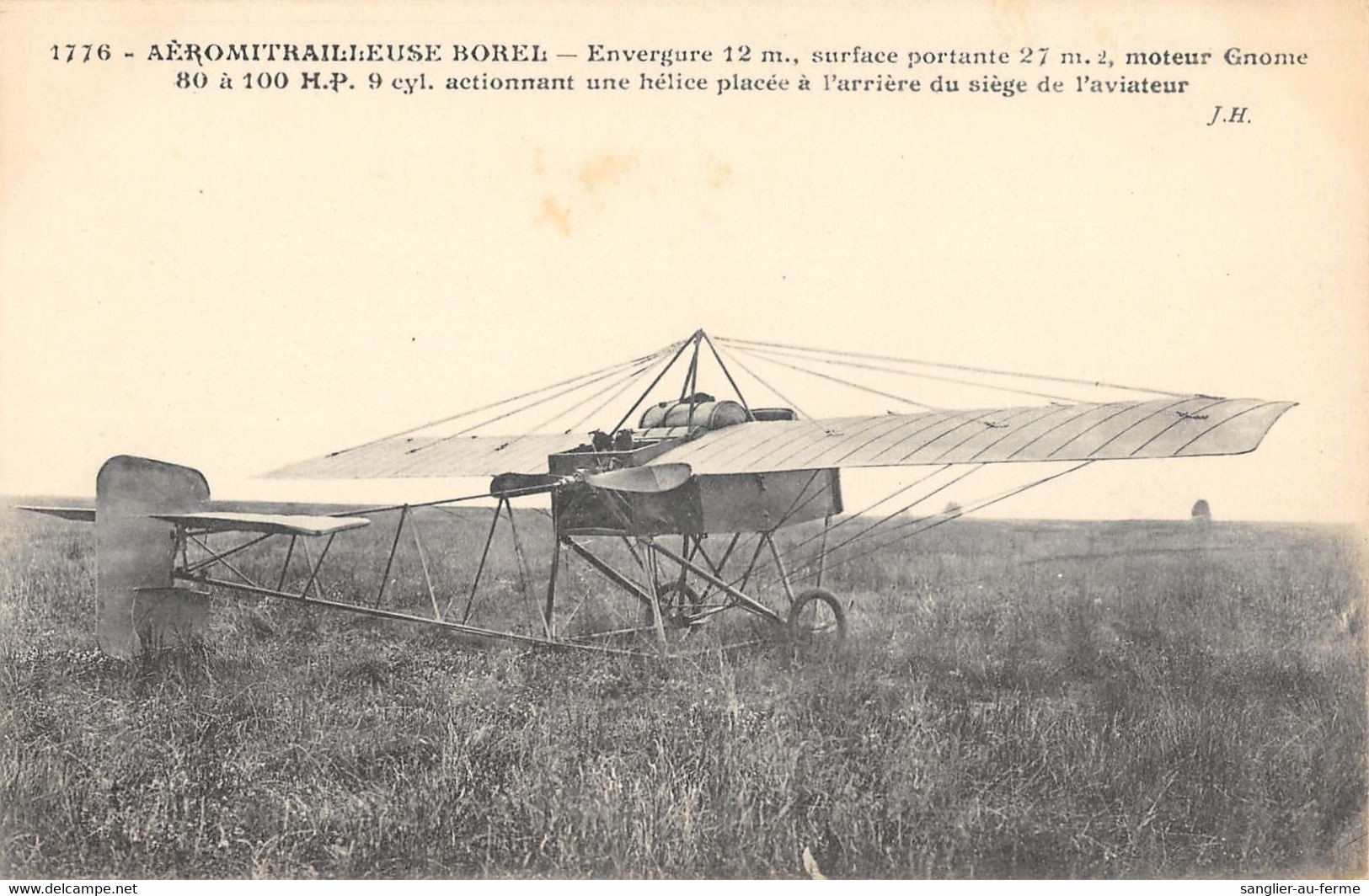 CPA AVIATION AEROMITRAILLEUSE BOREL - ....-1914: Precursori