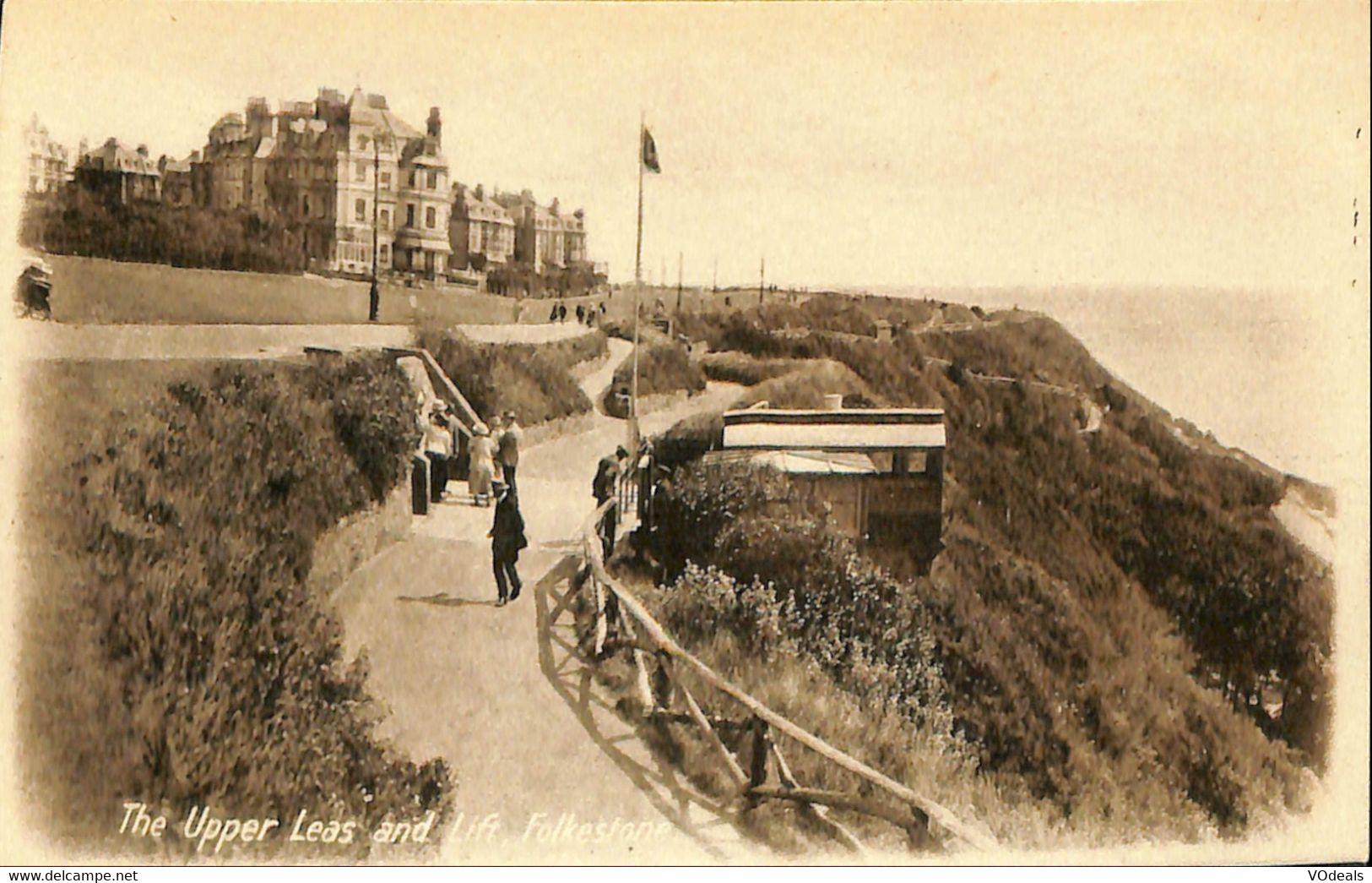 037 759 - CPA - Royaume-Uni - Angleterre - Kent - The Upper Leas And Lift - Folkestone - Folkestone