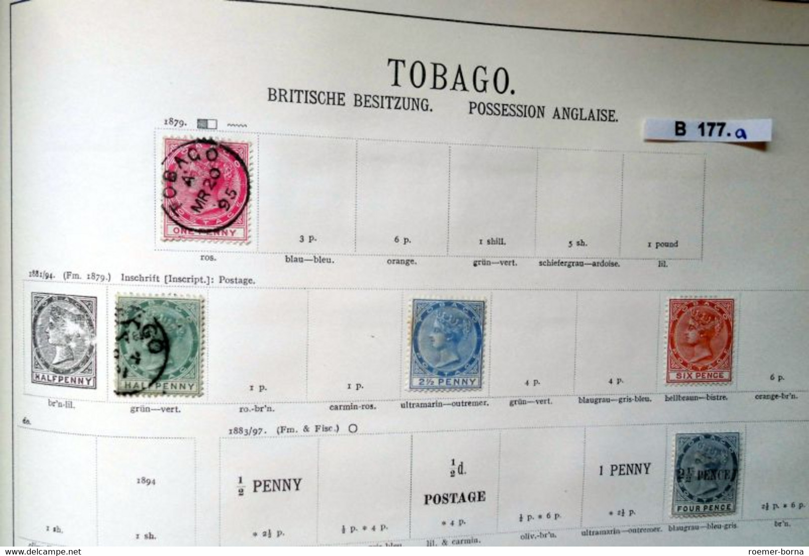 Schöne Hochwertige Briefmarkensammlung Trinidad & Tobago 1851 Bis 1922 - Trinité & Tobago