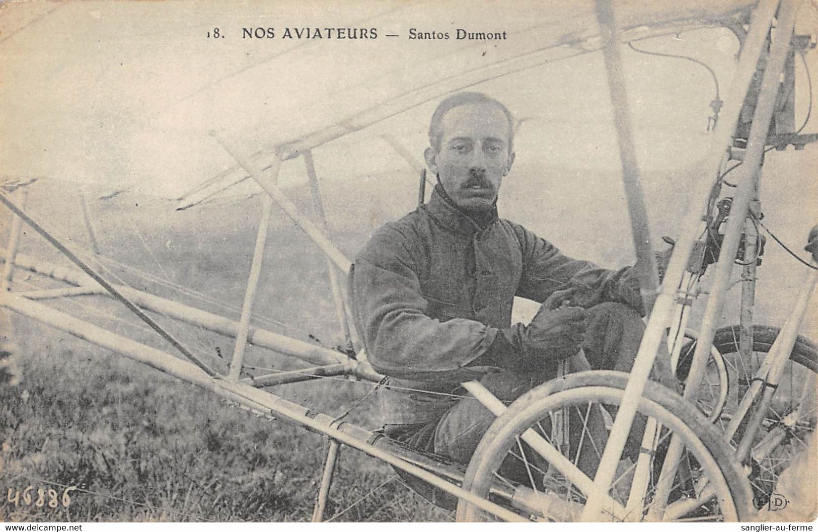 CPA AVIATION NOS AVIATEURS SANTOS DUMONT - ....-1914: Précurseurs