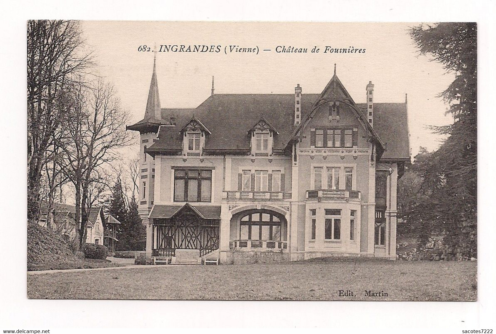 INGRANDES Château De Fournières - - Ingrandes