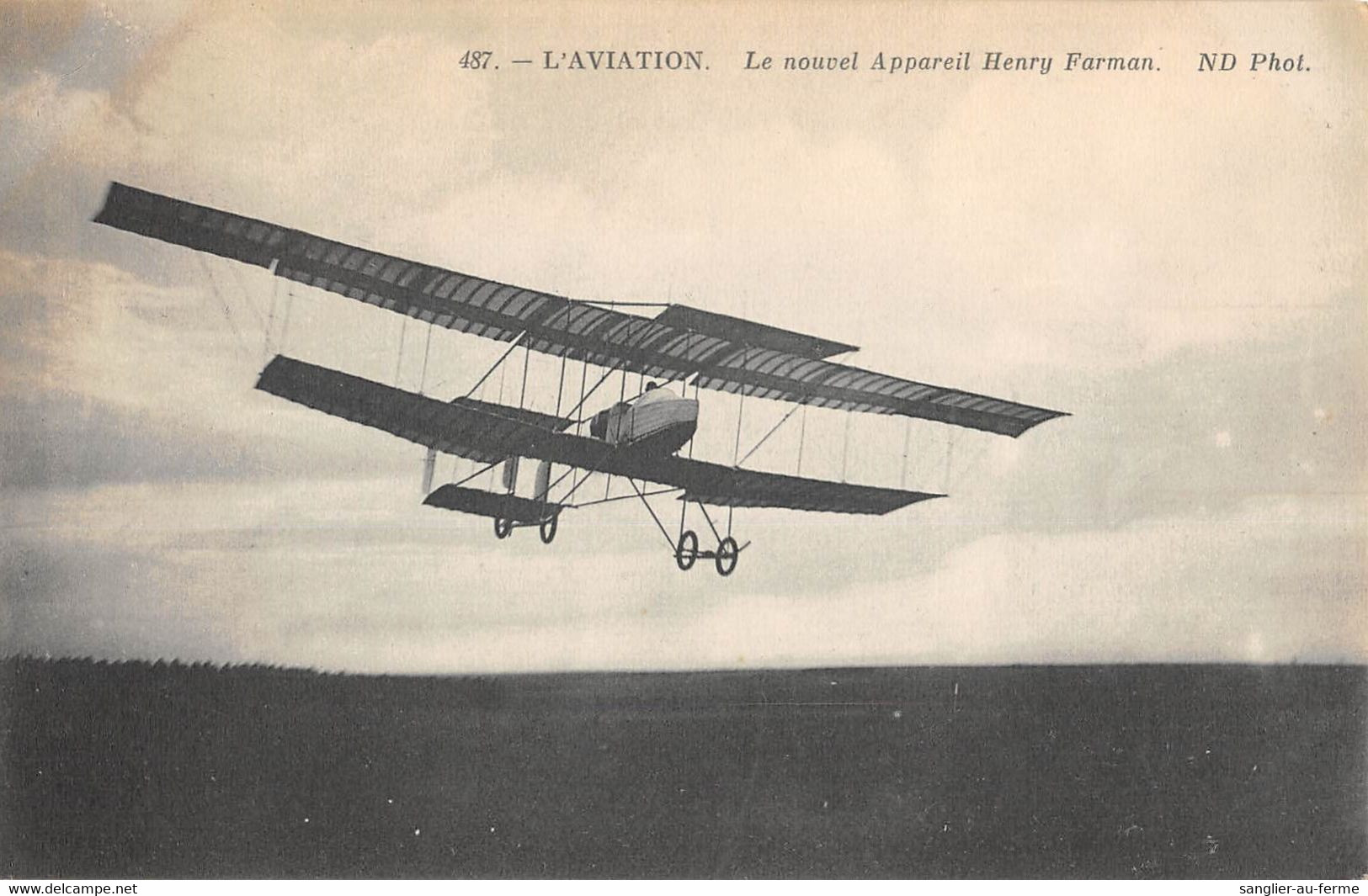 CPA AVIATION L'AVIATION LE NOUVEL APPAREIL HENRY FARMAN - ....-1914: Précurseurs