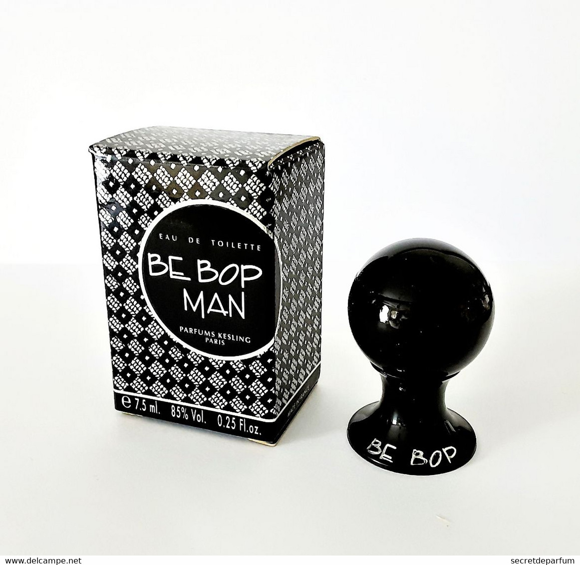 Miniatures De Parfum    BE BOP MAN   De KESLING   EDT 7,5 Ml  + Boite - Miniatures Hommes (avec Boite)