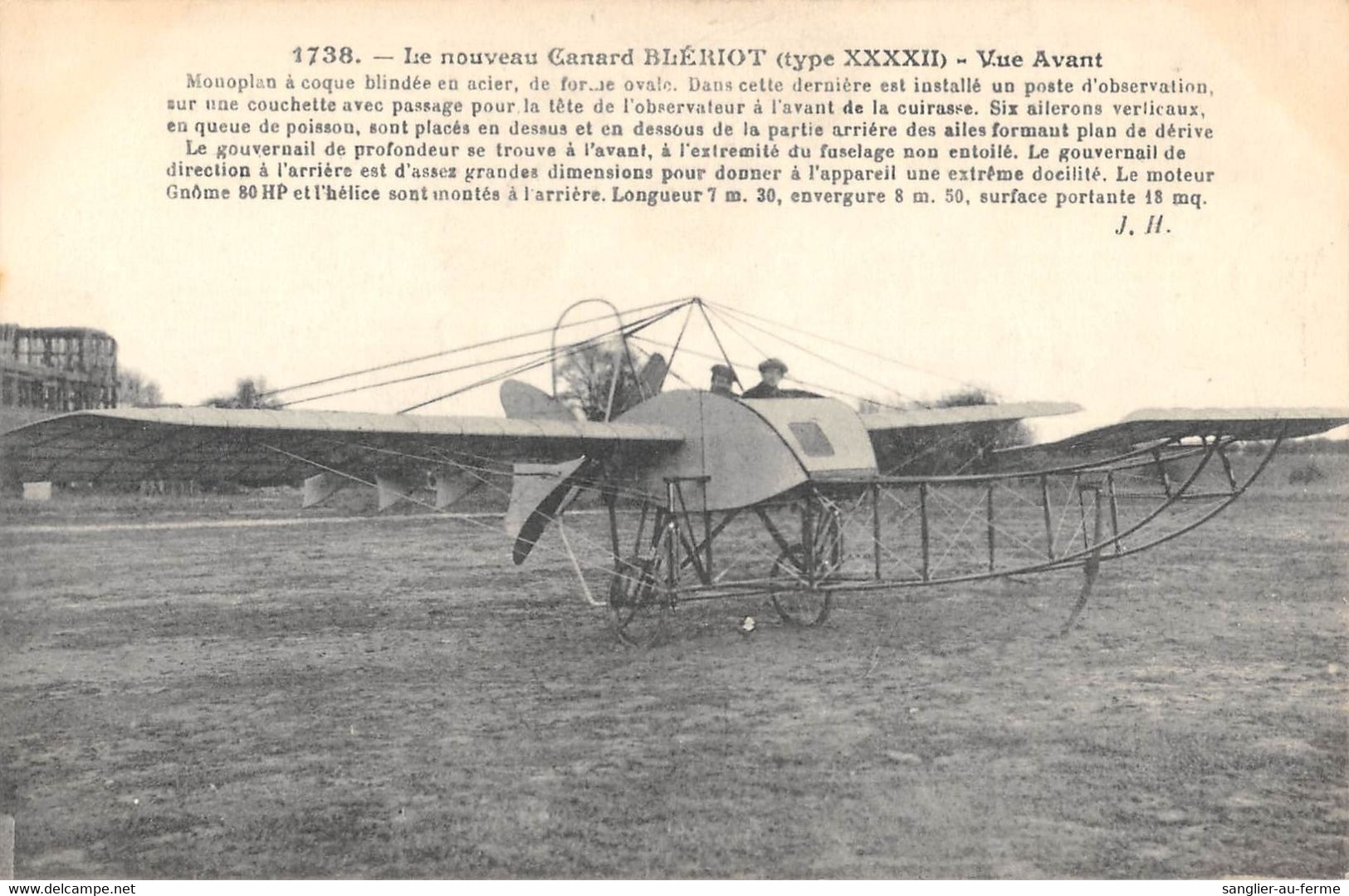 CPA AVIATION LE NOUVEAU CANARD BLERIOT VUE AVANT - ....-1914: Précurseurs