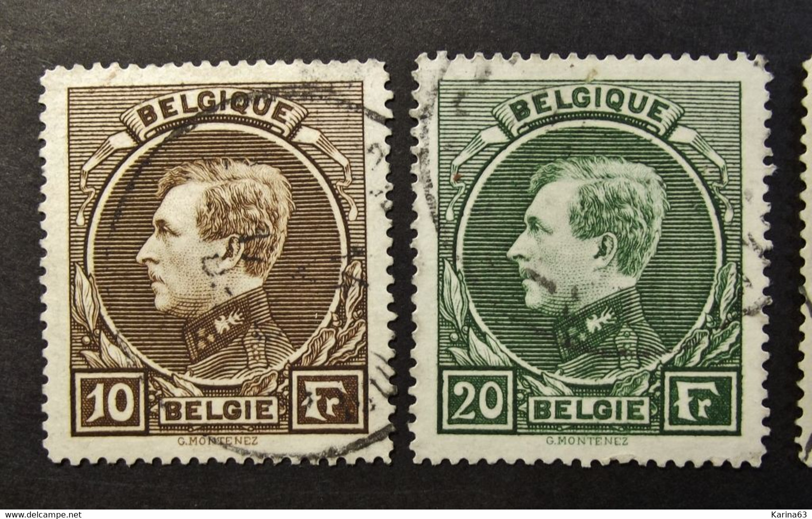 Belgie Belgique - 1929 - OPB/COB  N° 289 / 292  - 4 Exempl. - Obl - Montenez (groot - Grand ) - 1929 - 1929-1941 Groot Montenez