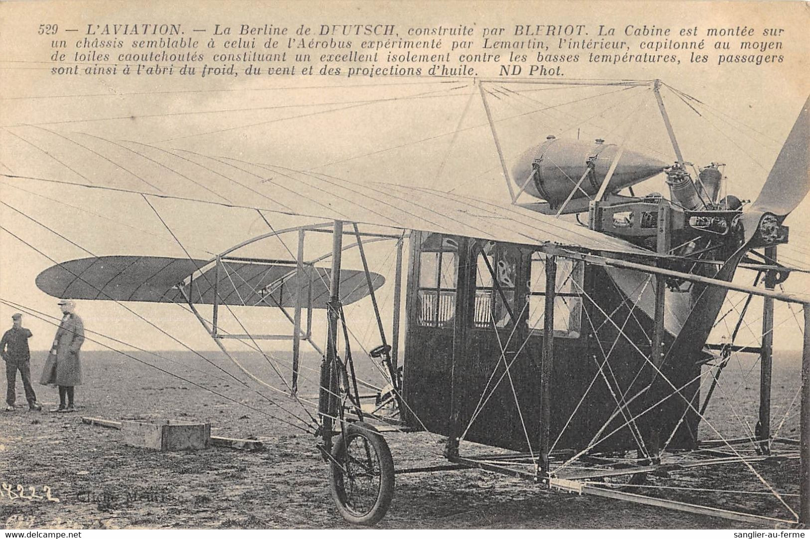 CPA AVIATION L'AVIATION LA BERLINE DE DEUTSCH CONTRUITE PAR BLERIOT - ....-1914: Précurseurs