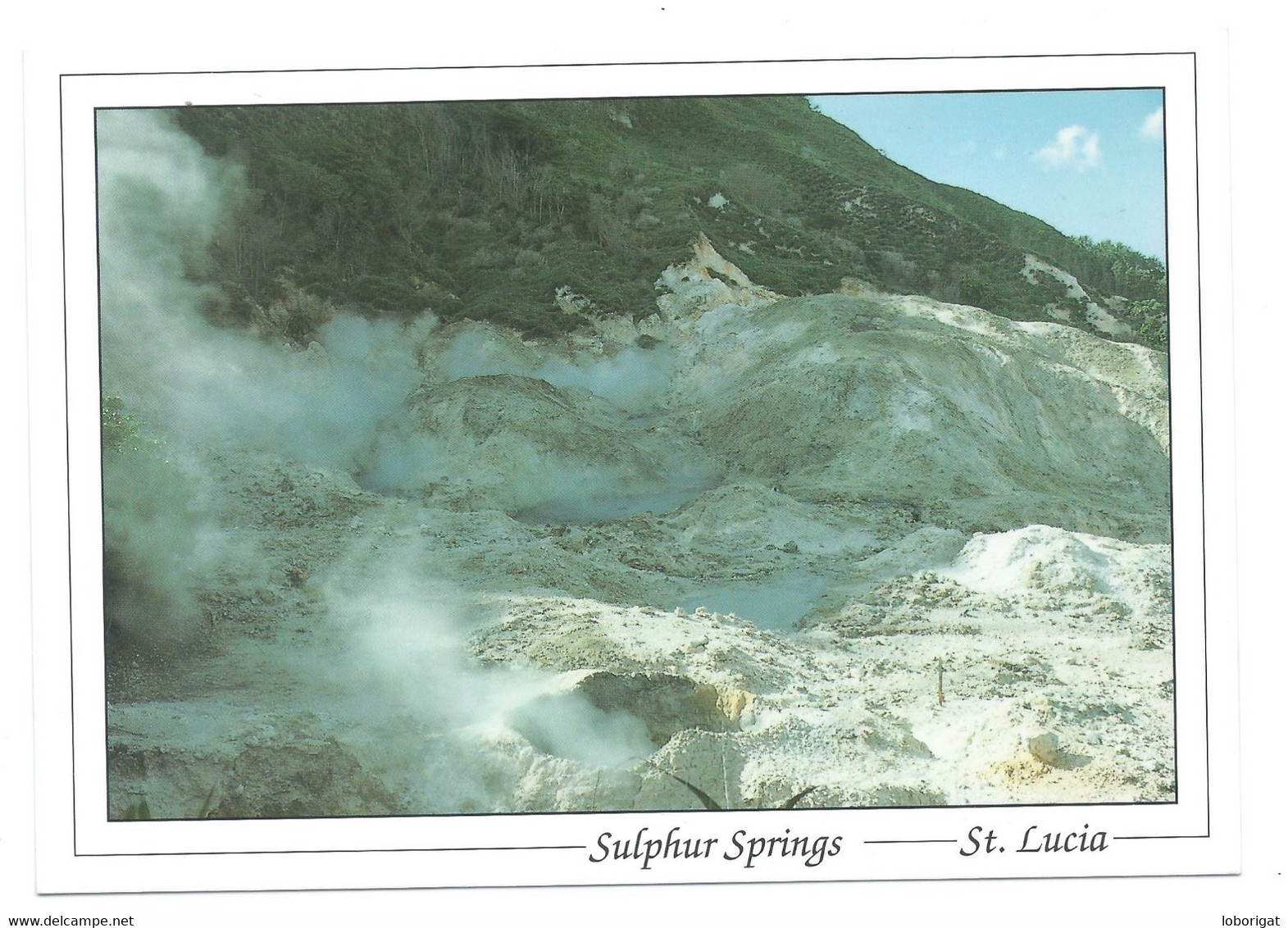 SULPHUR SPRINGS VOLCANO, SOUFRIERE.-  SANTA LUCIA.- CARIBE.- ( ANTILLAS ) - Sainte-Lucie