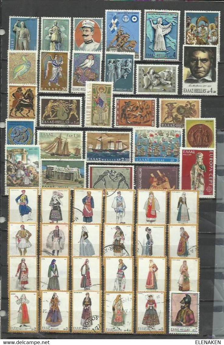 R218-LOTE SELLOS GRECIA SIN TASAR,SIN REPETIDOS,ESCASOS.GREECE STAMPS LOT WITHOUT PRICING WITHOUT REPEATEDGRIECHENLAND - Sammlungen