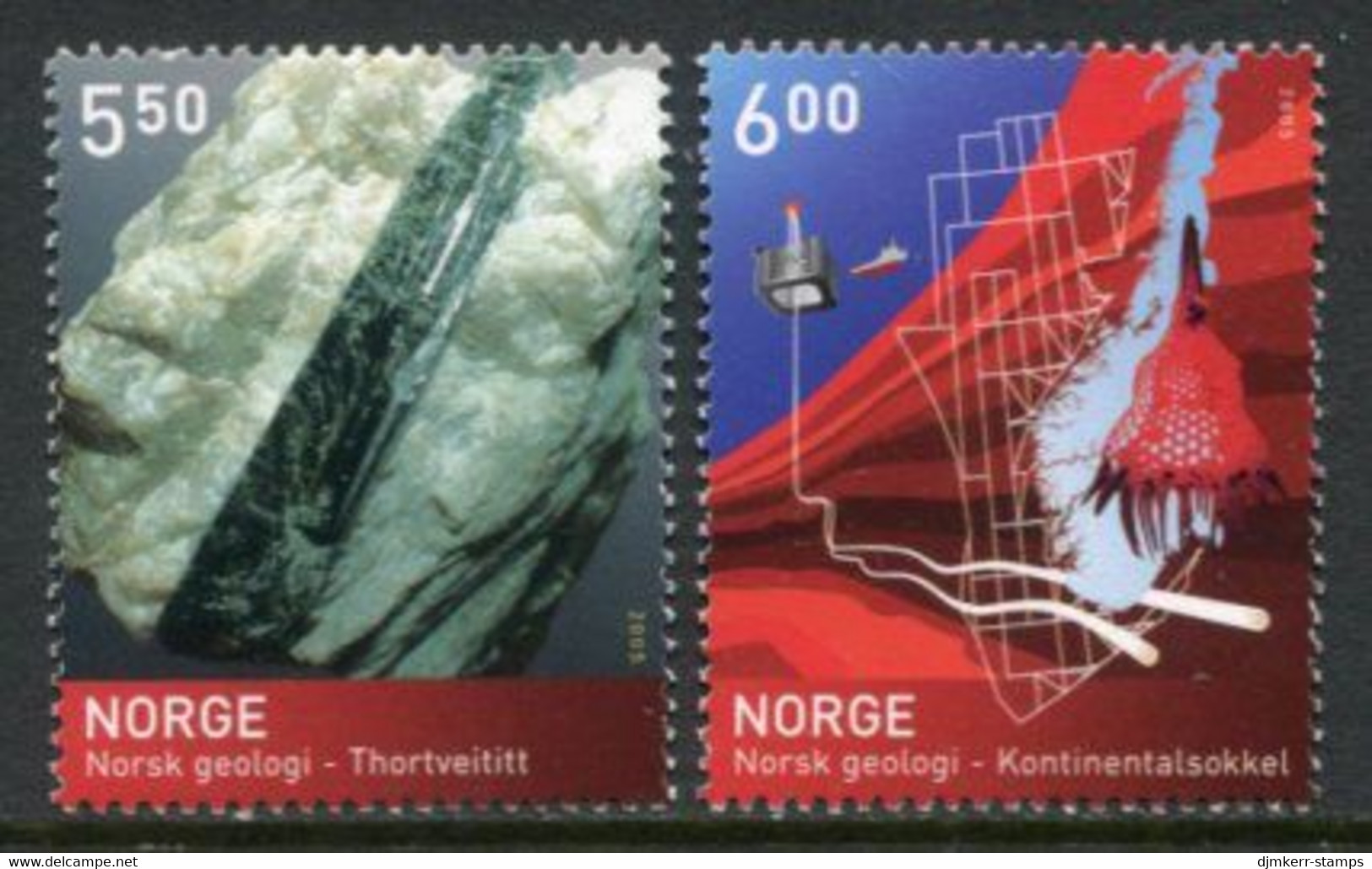 NORWAY 2005 Geological Society  MNH / **.  Michel  1552-53 - Ongebruikt