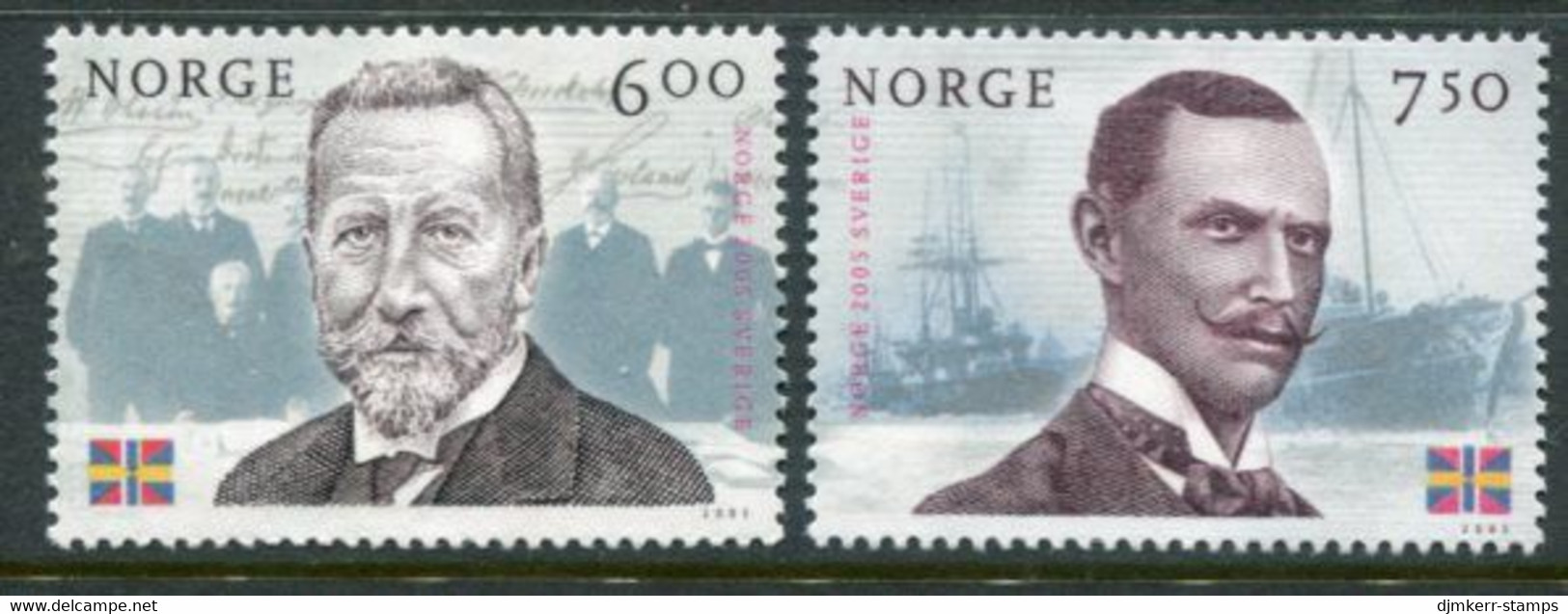 NORWAY 2005 Dissolution Of Union Between Norway And Sweden MNH / **.  Michel  1534-35 - Unused Stamps