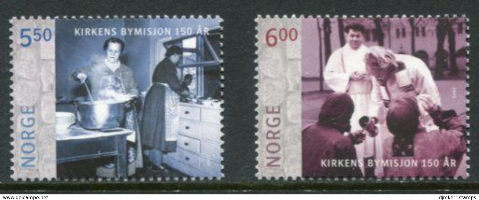 NORWAY 2005 Centenary Of Oslo City Mission MNH / **.  Michel  1523-24 - Nuovi