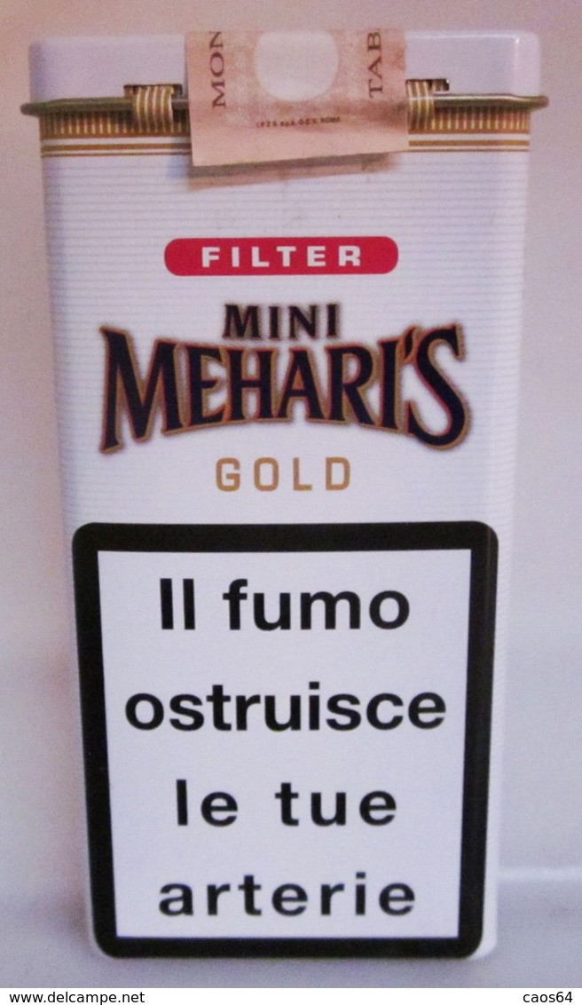 AGIO FILTER MINI MEHARI'S SIGARI METAL SCATOLA ITALY - Sigarenkisten (leeg)