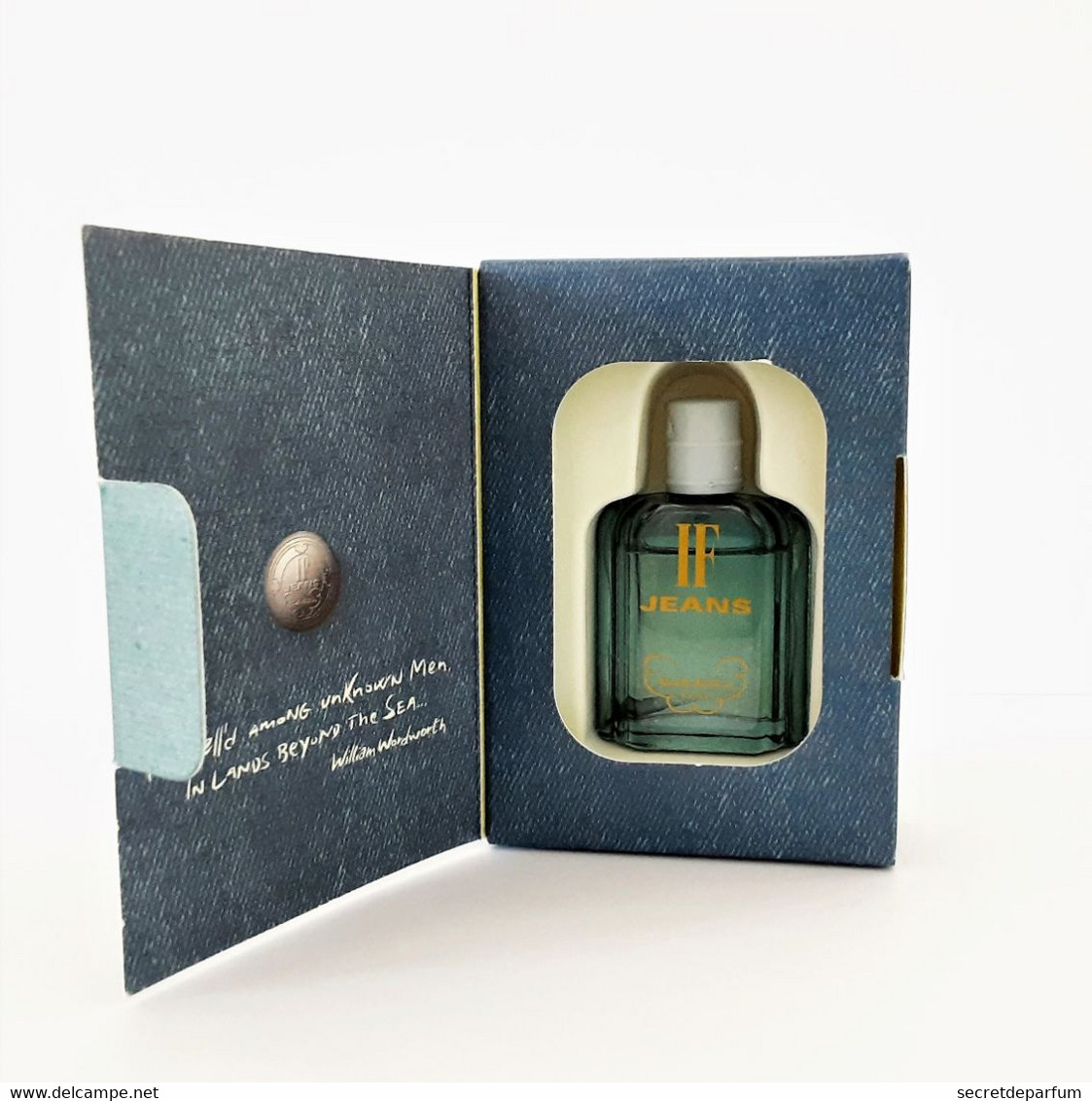 Miniatures De Parfum  IF JEANS  De  SORELLE FONTANA  EDT     + BOITE - Miniatures Hommes (avec Boite)