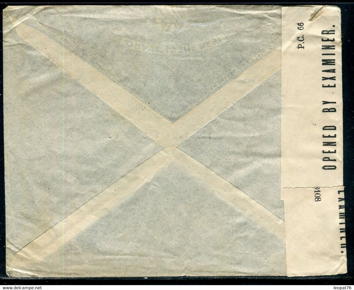 Palestine - Enveloppe Commerciale De Haifa Pour Les USA En 1943 Avec Contrôle Postal - Réf F153 - Palästina