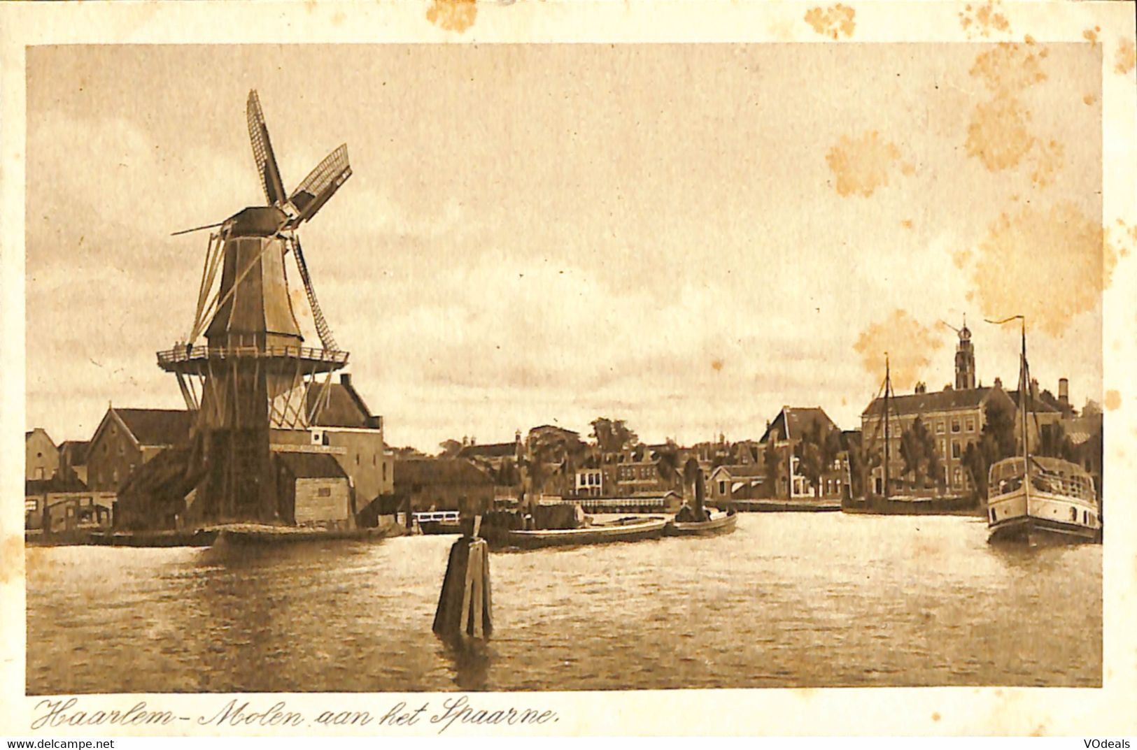 037 777 - CPA - Pays-Bas -  Haarlem - Molen Aan Het Spaarne - Haarlem