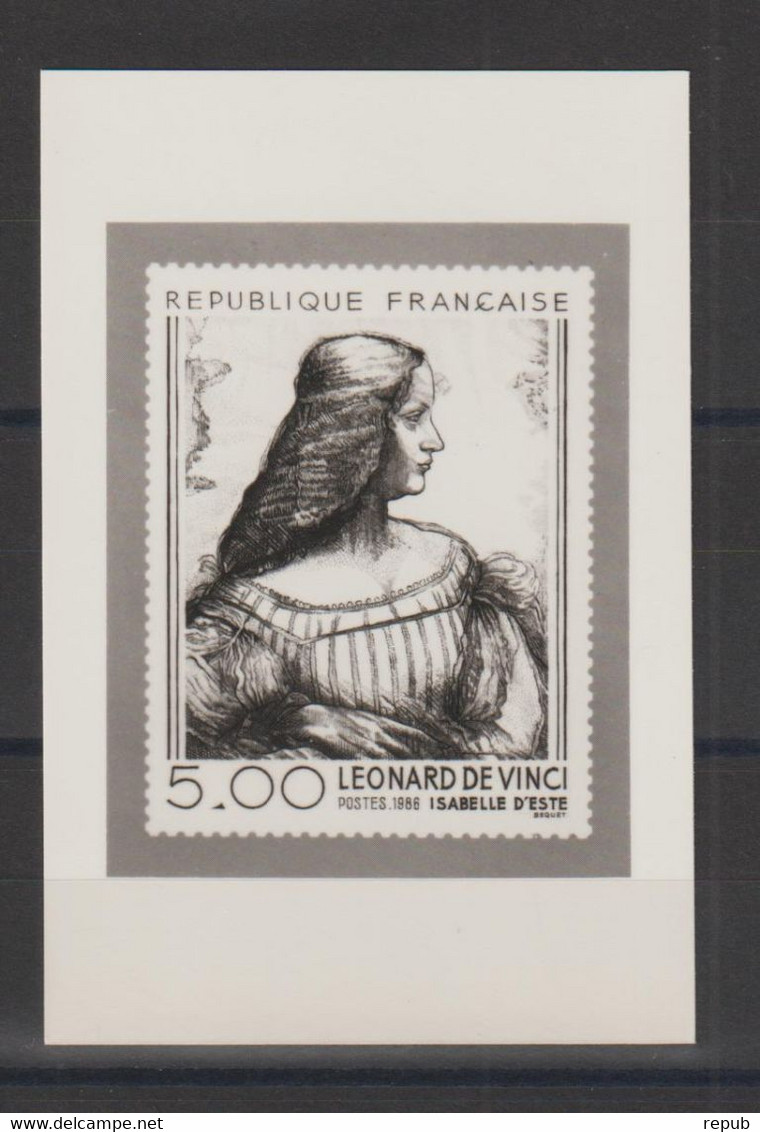 France 1986 épreuve Photo L De Vinci 2446 - Epreuves De Luxe