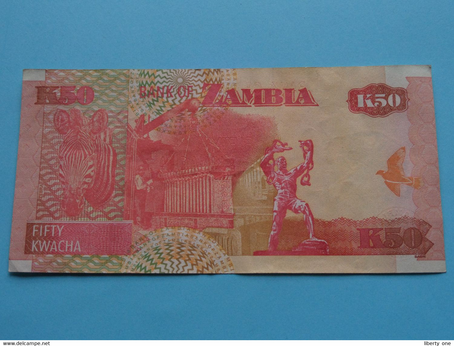 FIFTY KWACHA ( BJ-03 5480568 ) Bank Of ZAMBIA - 2007 ( Voir Photo Pour Détail Svp / Please See Photo ) ! - Sambia