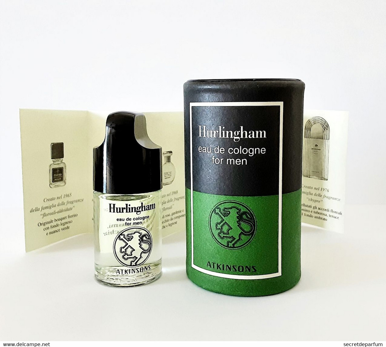 Miniatures De Parfum    HURLINGHAM  De ATKINSONS   EDC For MEN   8 Ml  + Boite - Miniatures Hommes (avec Boite)