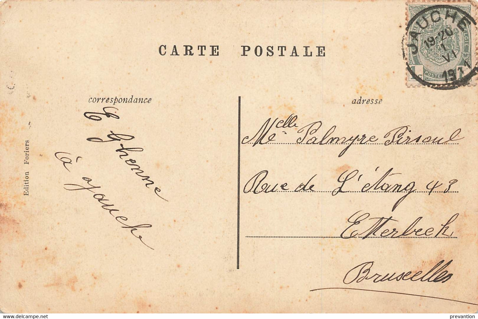 JAUCHE - Villa De Mr E. Mottoulle - Carte Circulé En 1911 - Orp-Jauche