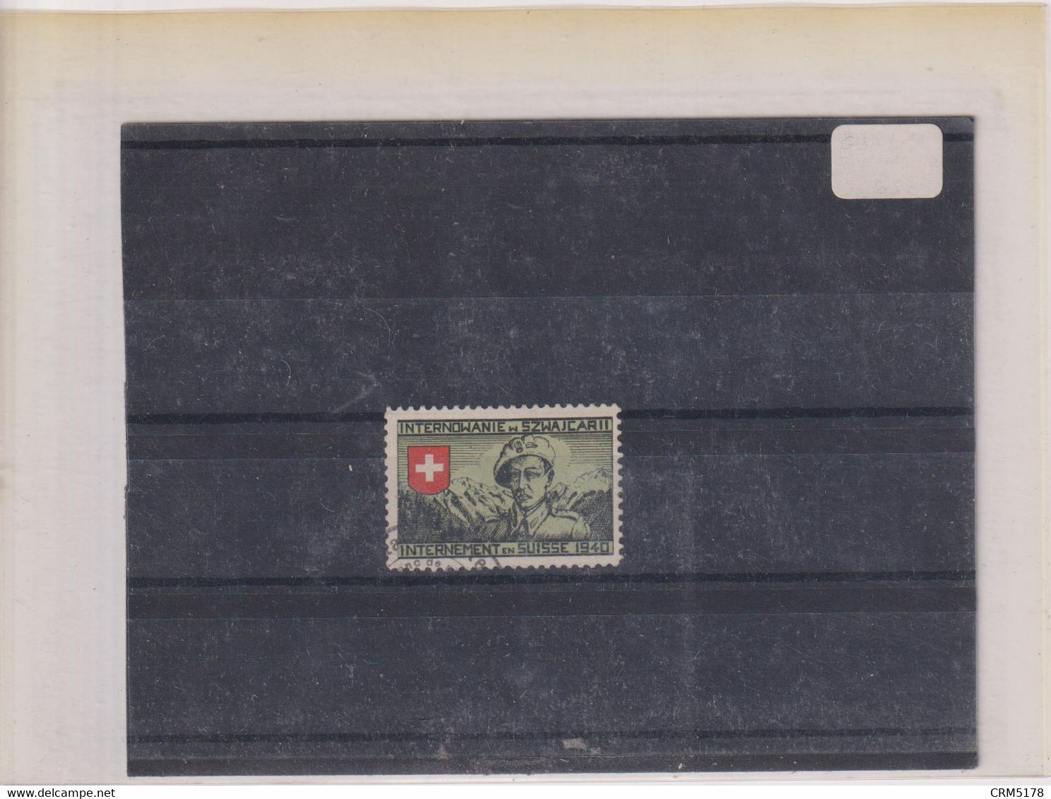 POLOGNE- MARCOPHILIE-VIGNETTE- INTERNES POLONAIS EN SUISSE -OB-  TTB- 1940 - Franking Machines (EMA)