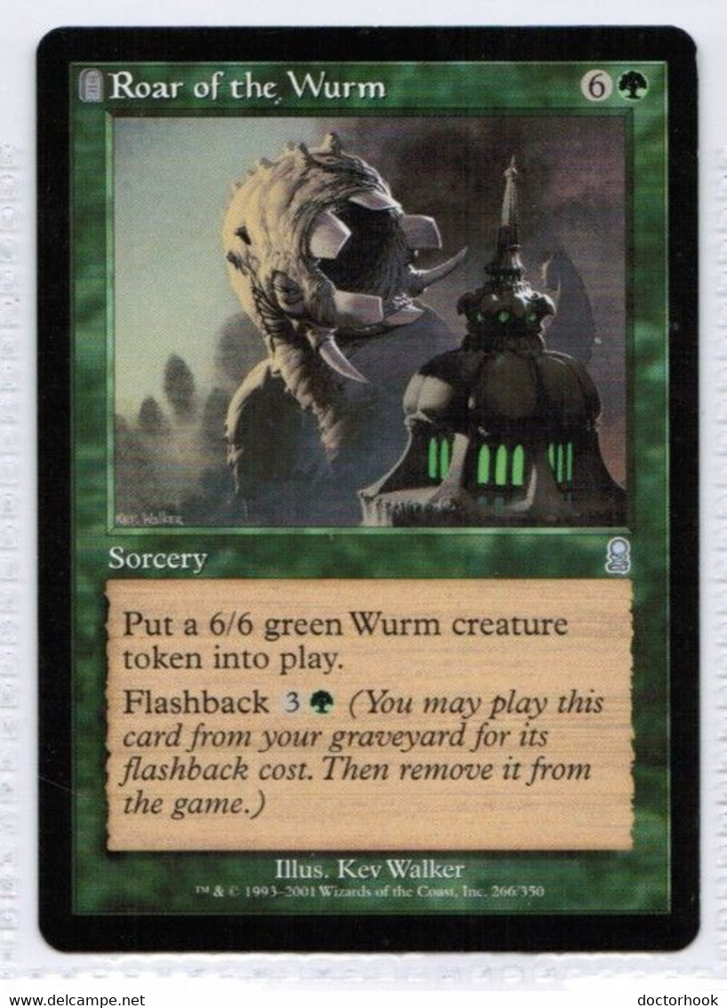 MAGIC The GATHERING  "Roar Of The Wurm"---ODYSSEY (MTG--145-5) - Other & Unclassified