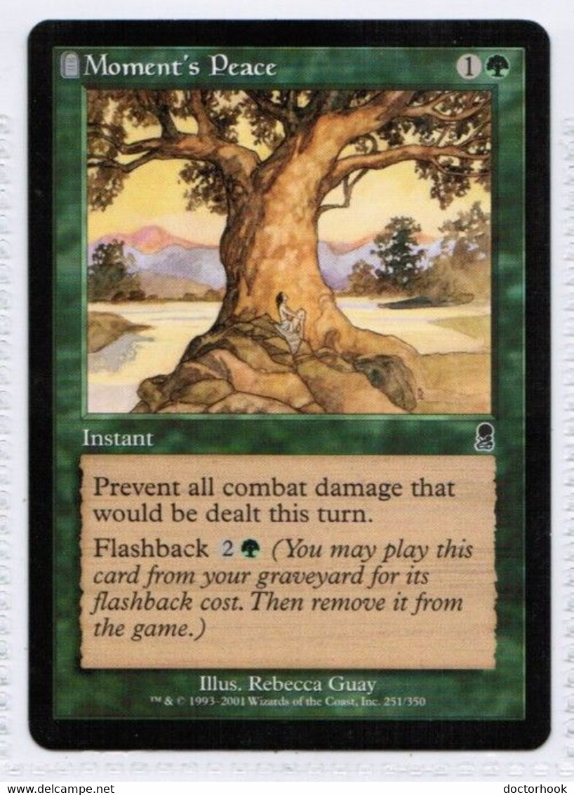 MAGIC The GATHERING  "Moment's Peace"---ODYSSEY (MTG--145-8) - Sonstige & Ohne Zuordnung