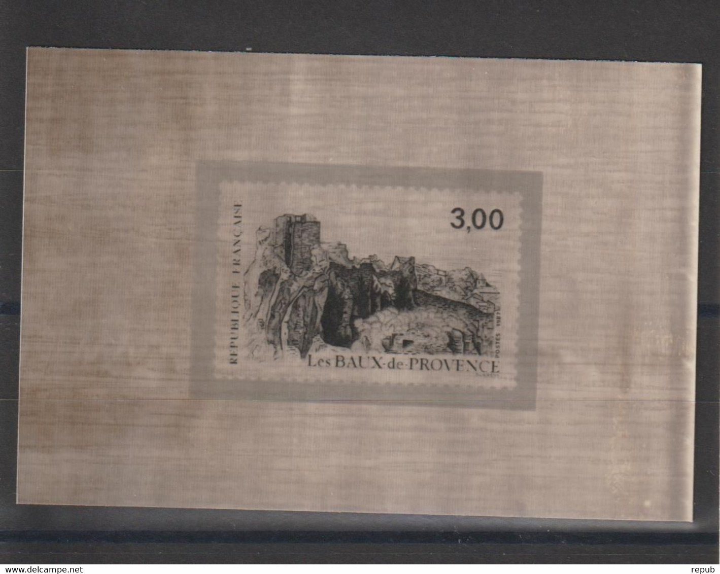 France 1987 épreuve Photo Baux De Provence 2465 - Luxury Proofs