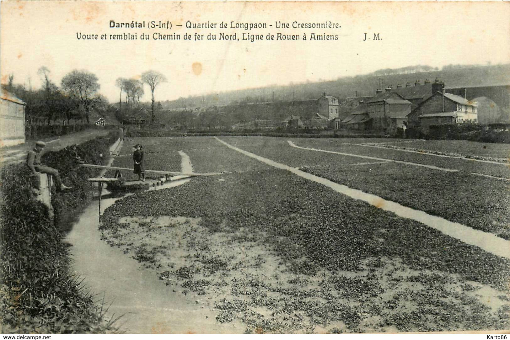 Darnétal * Le Quartier De Longpaon * Une Créssonnière * Voute Remblai Ligne Chemin De Fer Du Nord - Darnétal