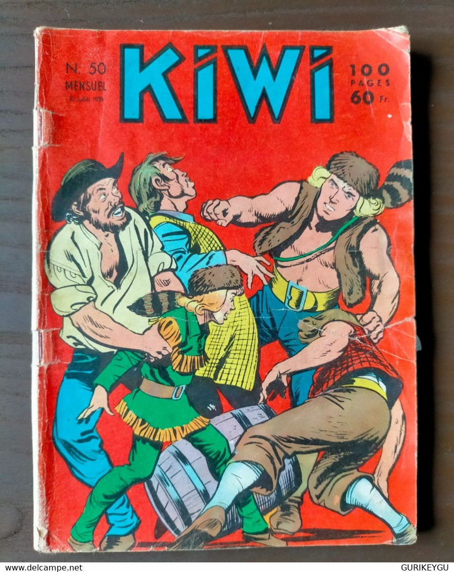 Bd KIWI N° 50 LUG  10/07/1959  Le Petit Trappeur  Le Petit DUC Kiwi Comique - Lug & Semic