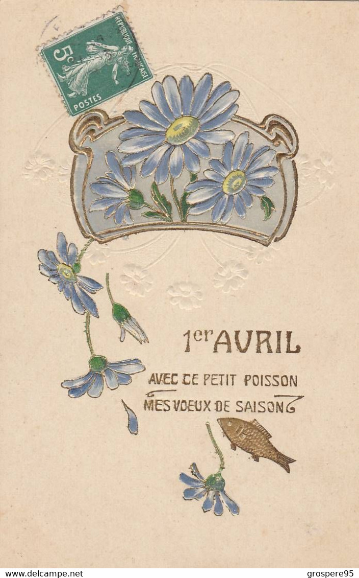 POISSONS 1er AVRIL 5 CARTES - April Fool's Day