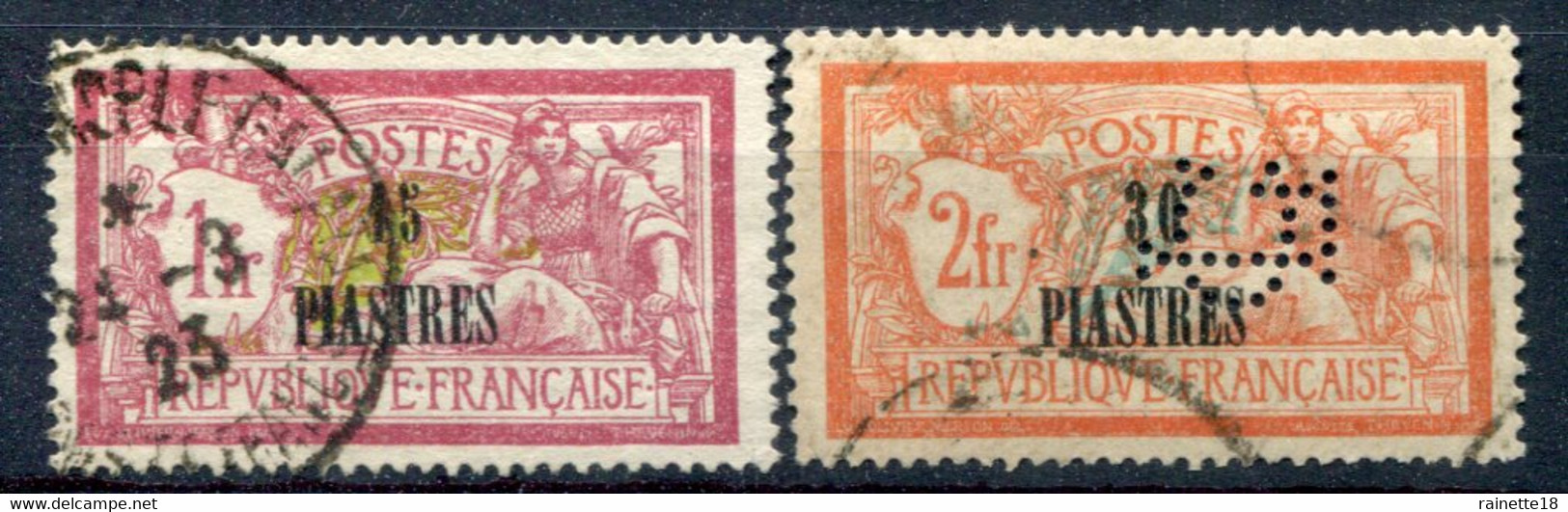 Levant                          35/36  Oblitérés   36 Avec Perforation - Usados