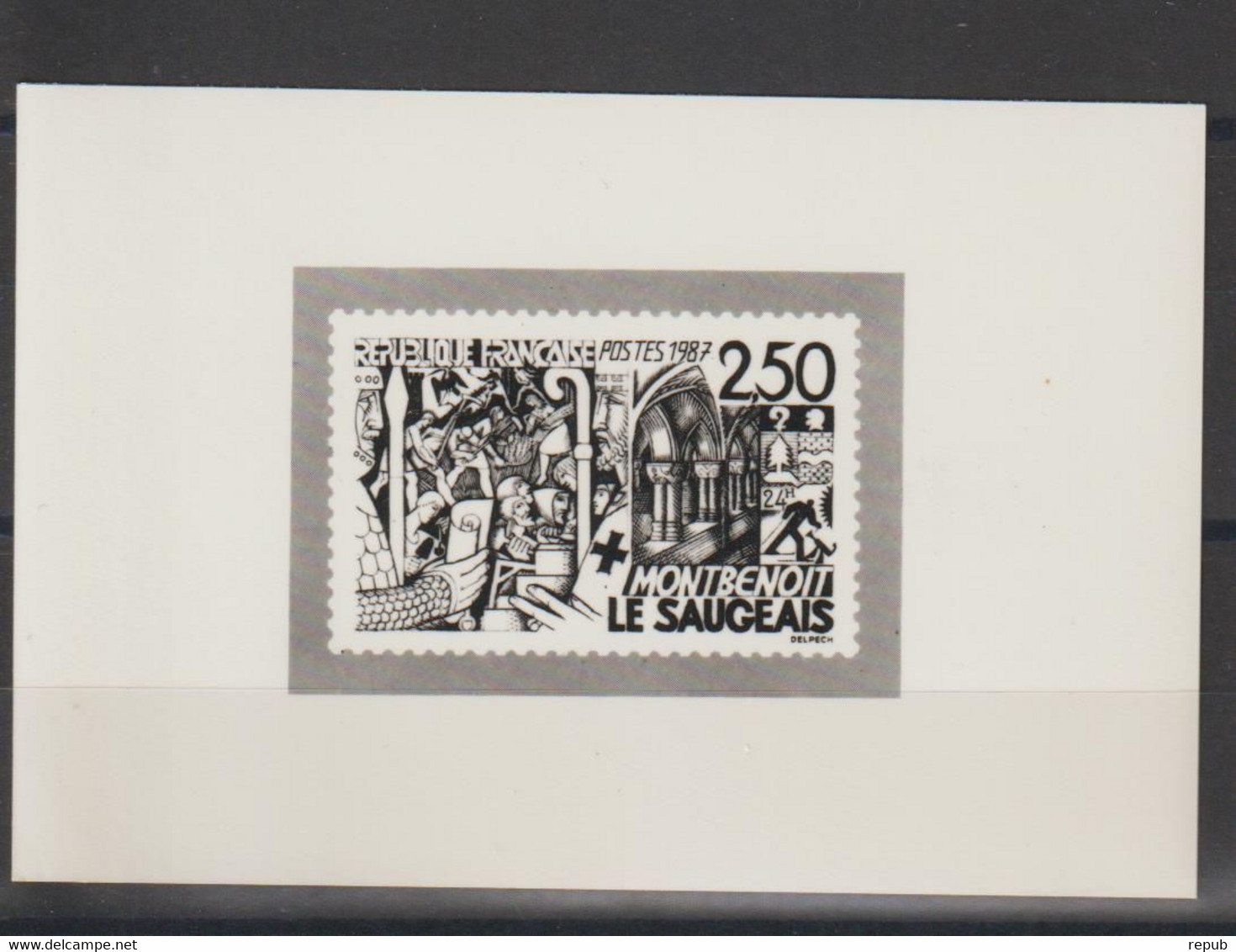 France 1987 épreuve Photo Montbenoit 2495 - Luxury Proofs