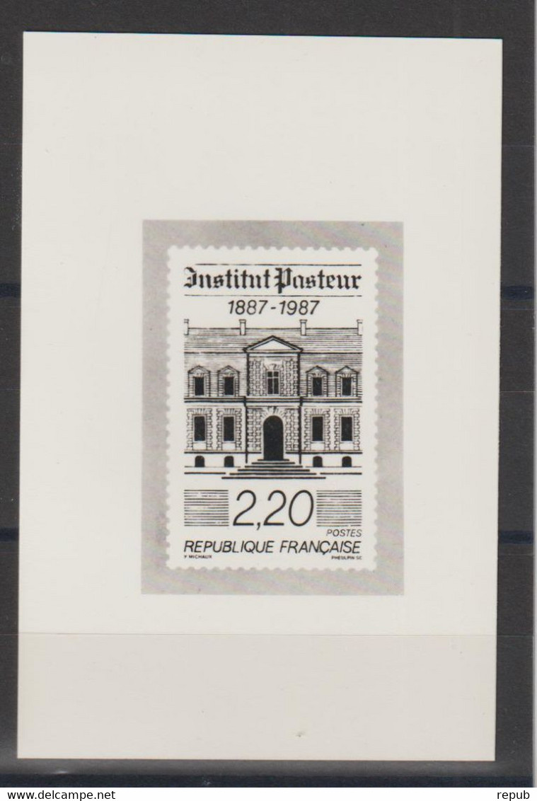France 1987 épreuve Photo Institut Pasteur 2496 - Luxusentwürfe