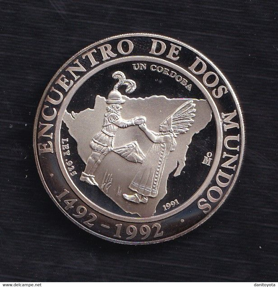 NICARAGUA.  AÑO 1991.  1 CORDOBA PLATA - Nicaragua