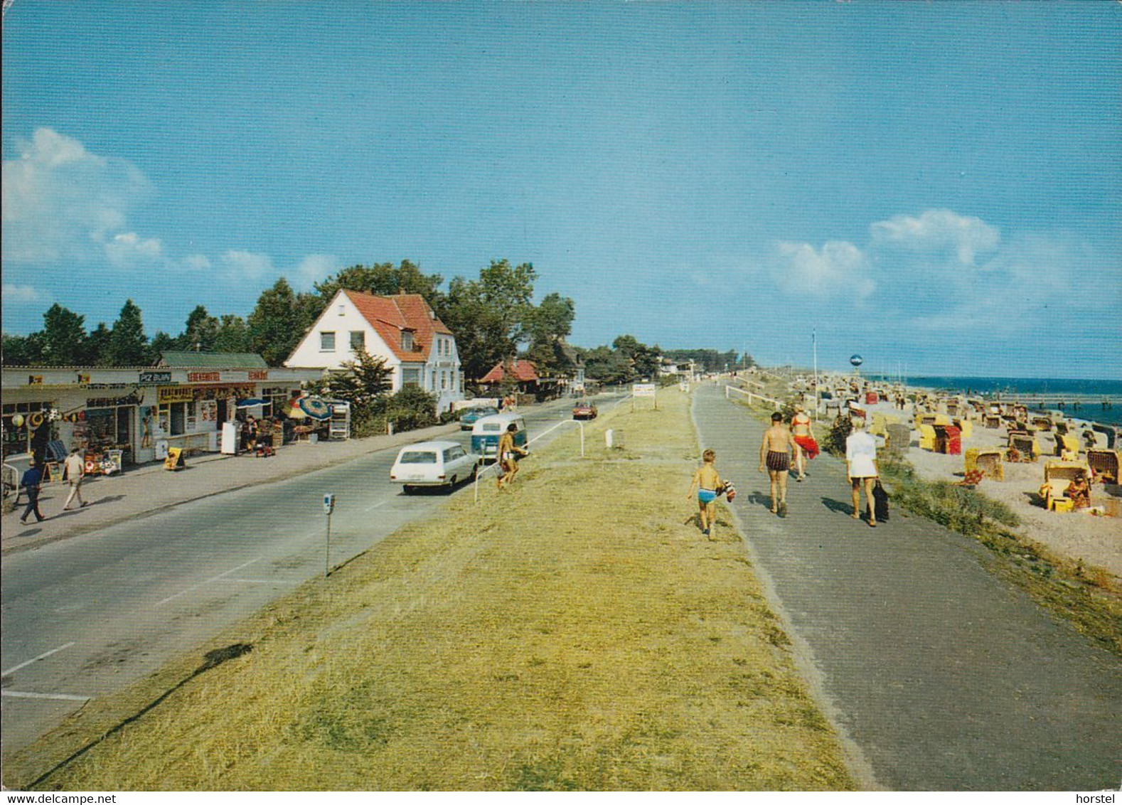 D-24217 Schönberg - Ostsee - Straßenansicht - Cars - VW Bus - Opel Rekord - Schönberg