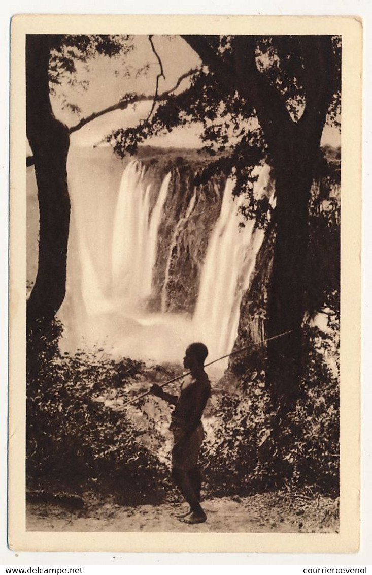 CPSM - CONGO BELGE - Dans La Forêt Tropicale, Coup D'oeil Sur Un Rapide - Congo Belge