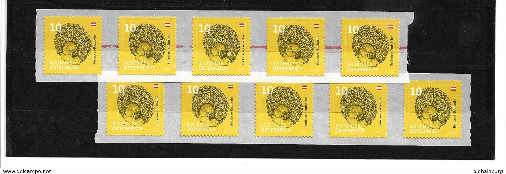 2007d: Rollenmarke ANK 2535 Je Ein Anfangs- Und Endstreifen, Zählnummer 05 Und 50 ** - Unused Stamps