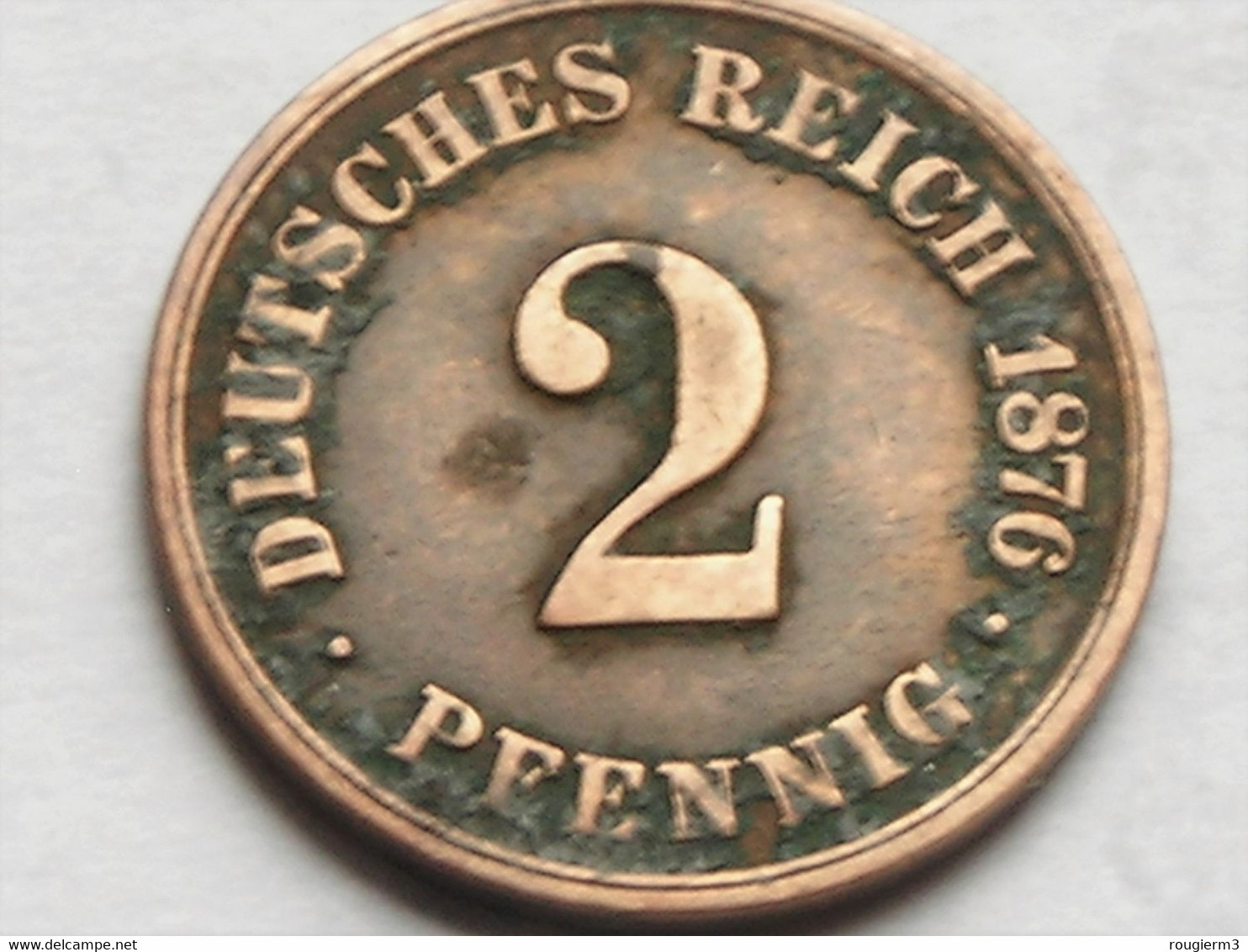 Belle Pièce  Allemagne De 2 PFENNIG De 1876 - 2 Pfennig