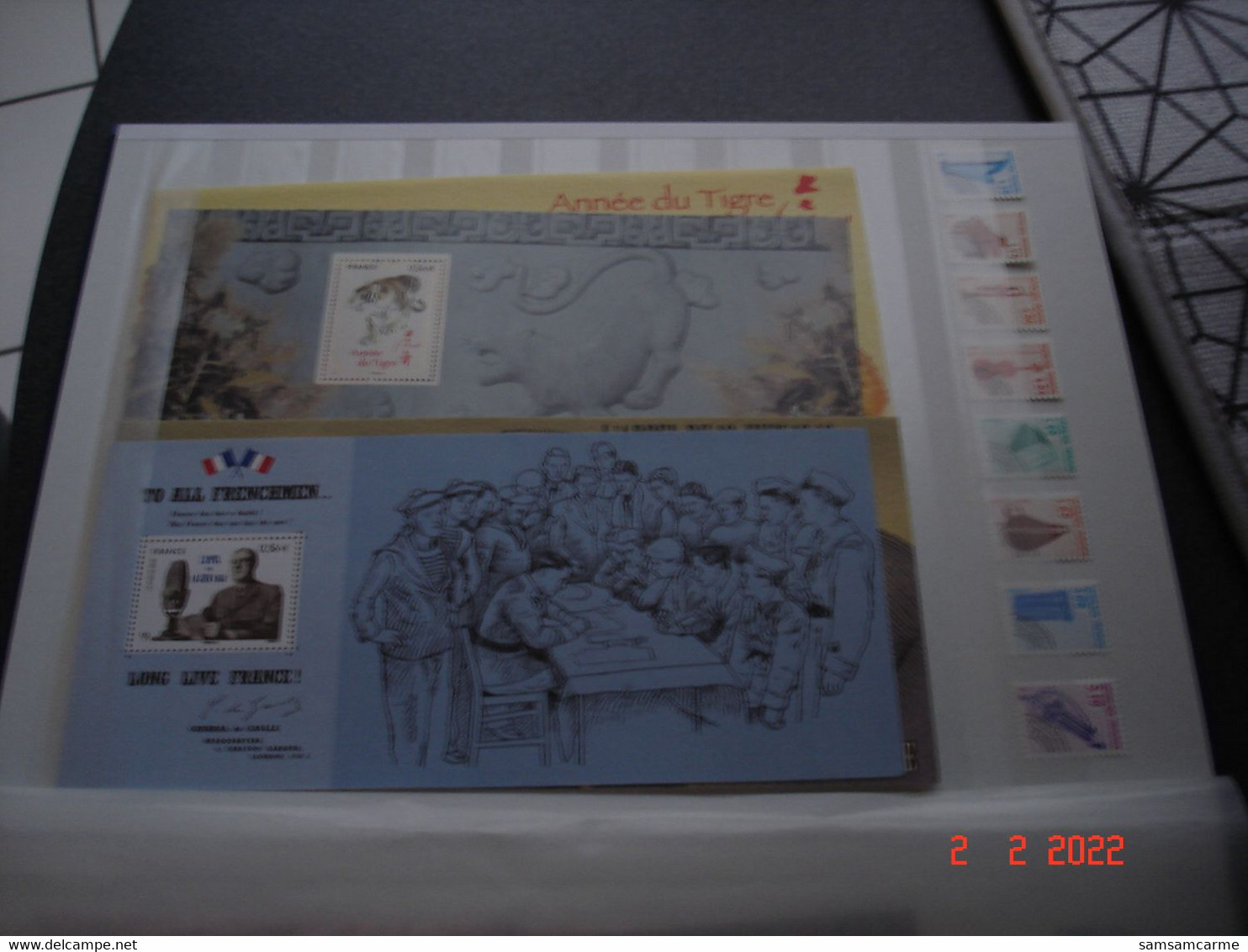 FRANCE   ALBUM   NEUF  CONTENANT TIMBRES,BLOCS FEUILLETS, CARNETS NON PLIES NEUFS LUXE   TOUTES EPOQUES    GROSSE COTE