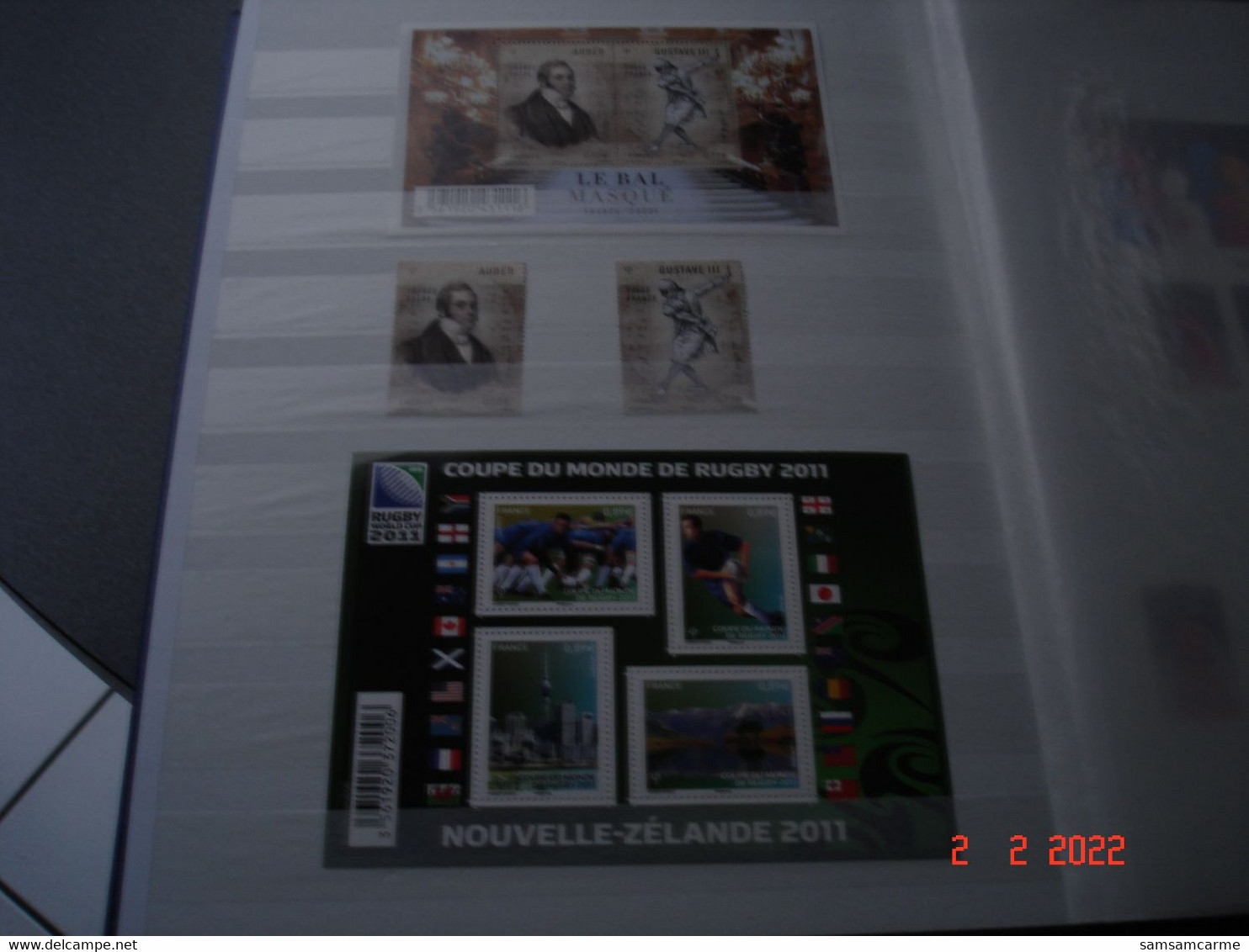 FRANCE   ALBUM   NEUF  CONTENANT TIMBRES,BLOCS FEUILLETS, CARNETS NON PLIES NEUFS LUXE   TOUTES EPOQUES    GROSSE COTE