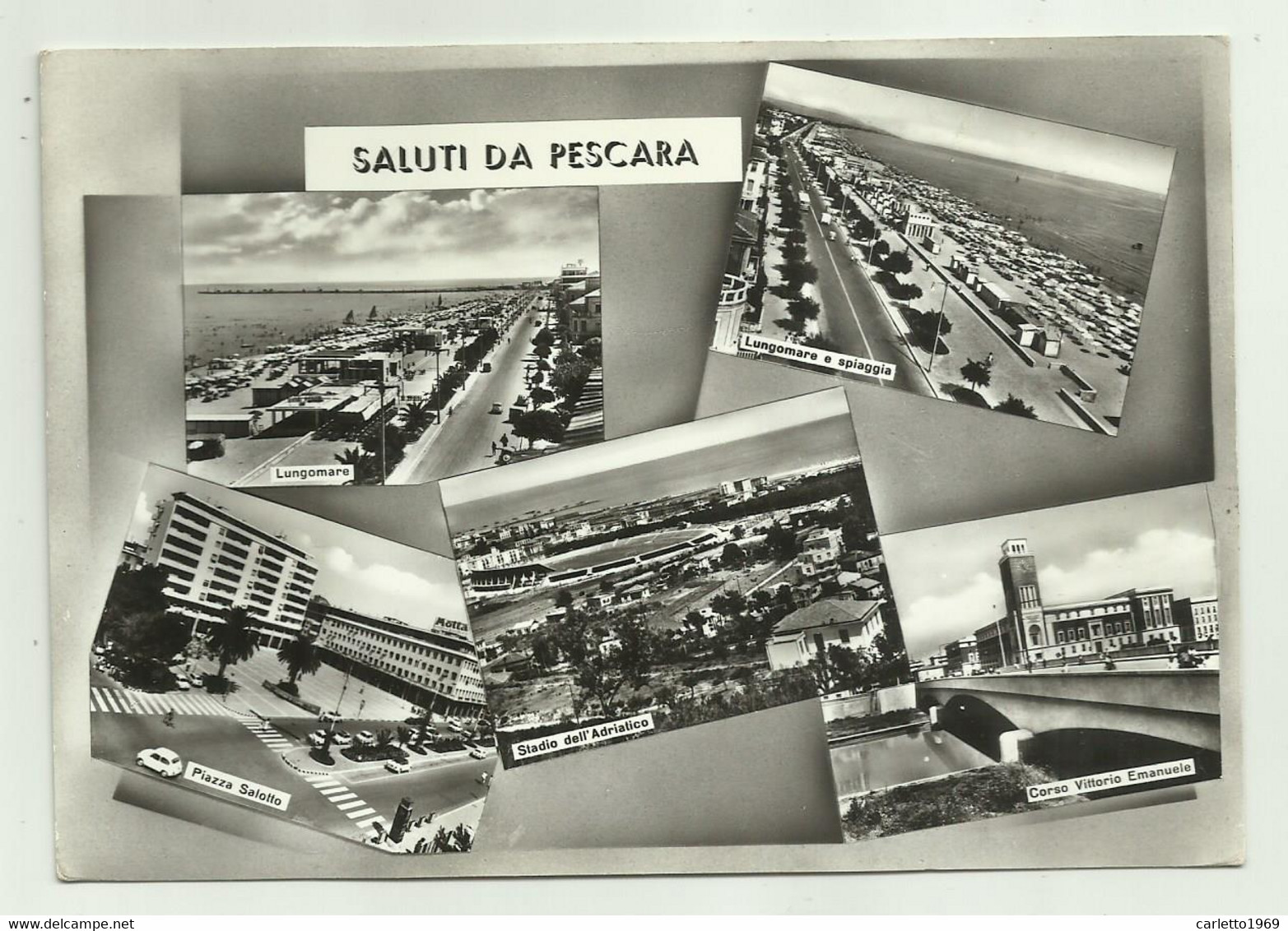 SALUTI DA PESCARA - VEDUTE VIAGGIATA   FG - Pescara