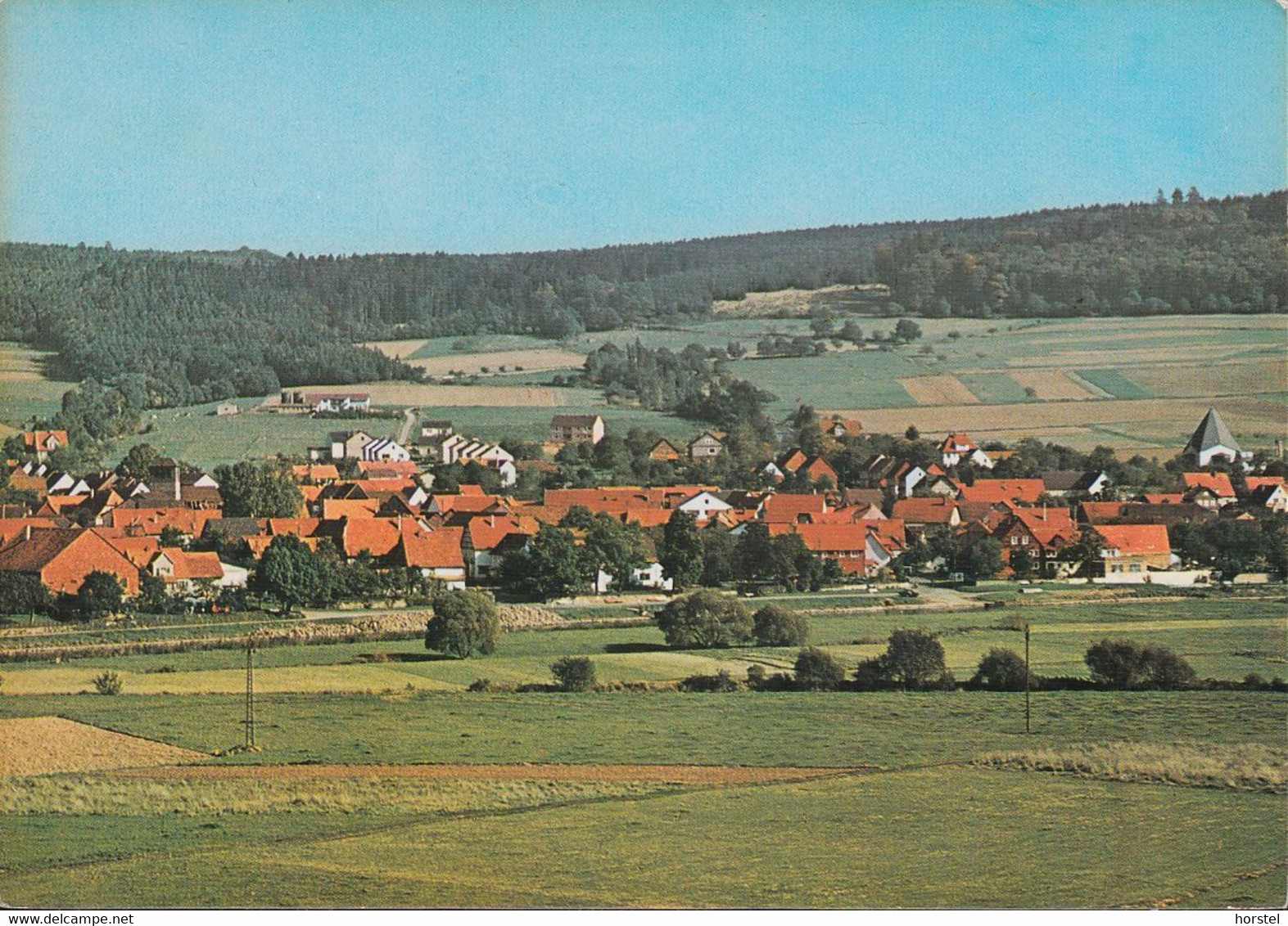 D-34399 Oberweser - Oedelsheim - Alte Ortsansicht - Bad Karlshafen